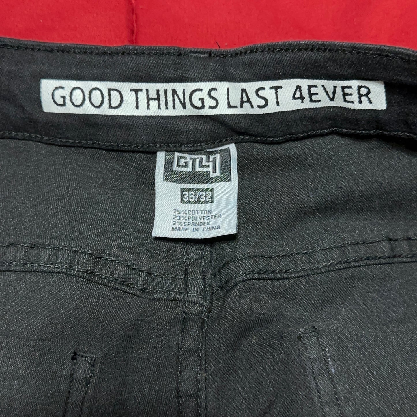 Good Things Last Forever Stacked And Flared Denim Jeans Black