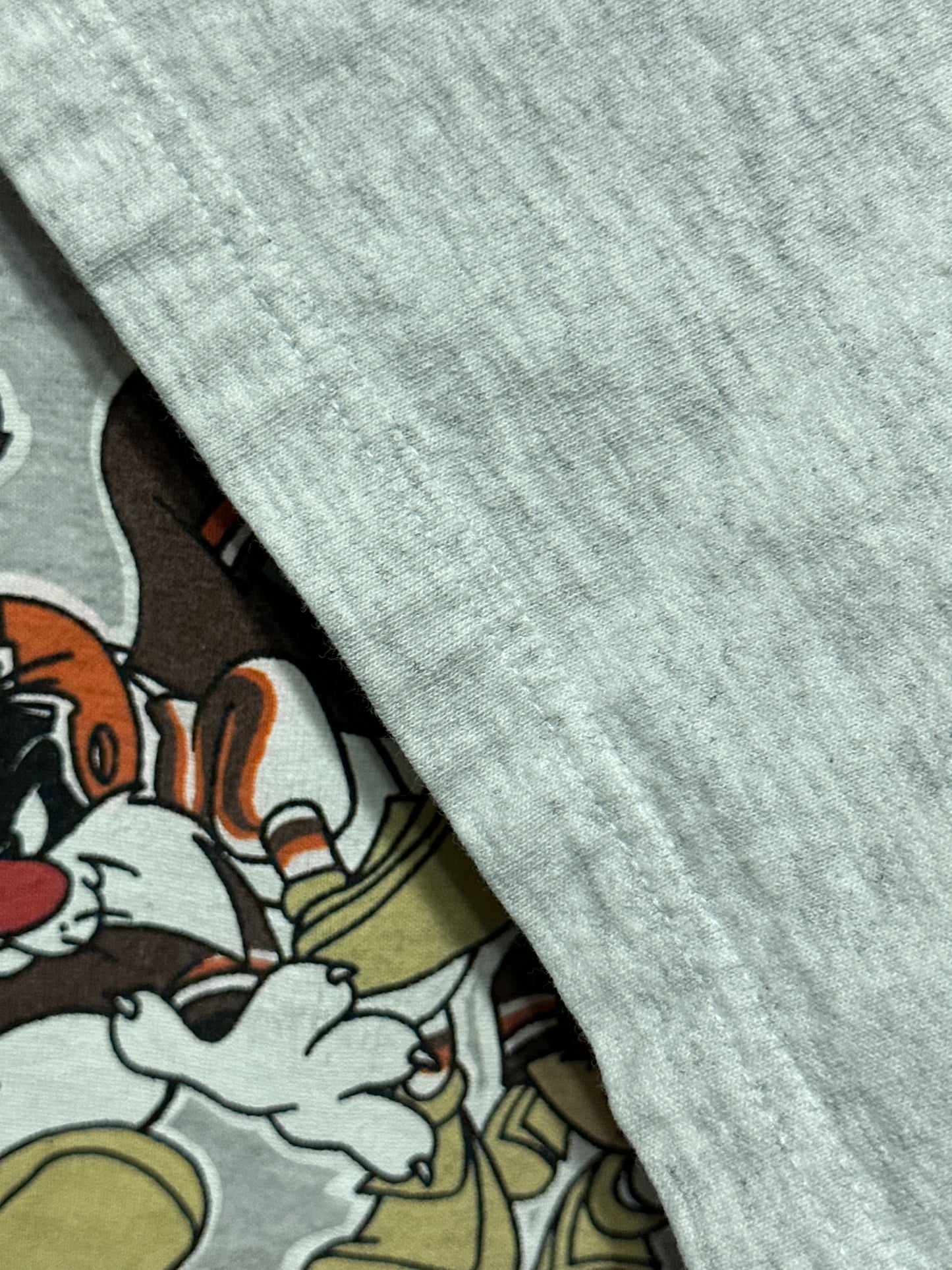 Vintage 90s Looney Tunes Cleveland Browns Cartoon Graphic Tee Large