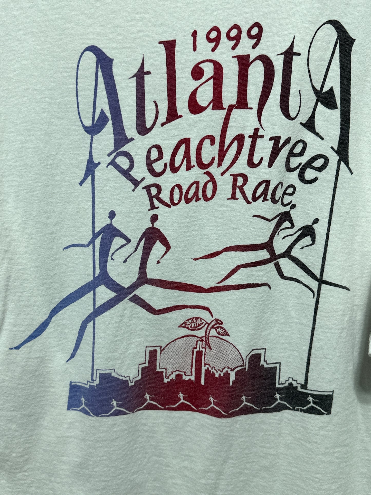 Atlanta Peach Tree Road Race Marathon Running Tee XL