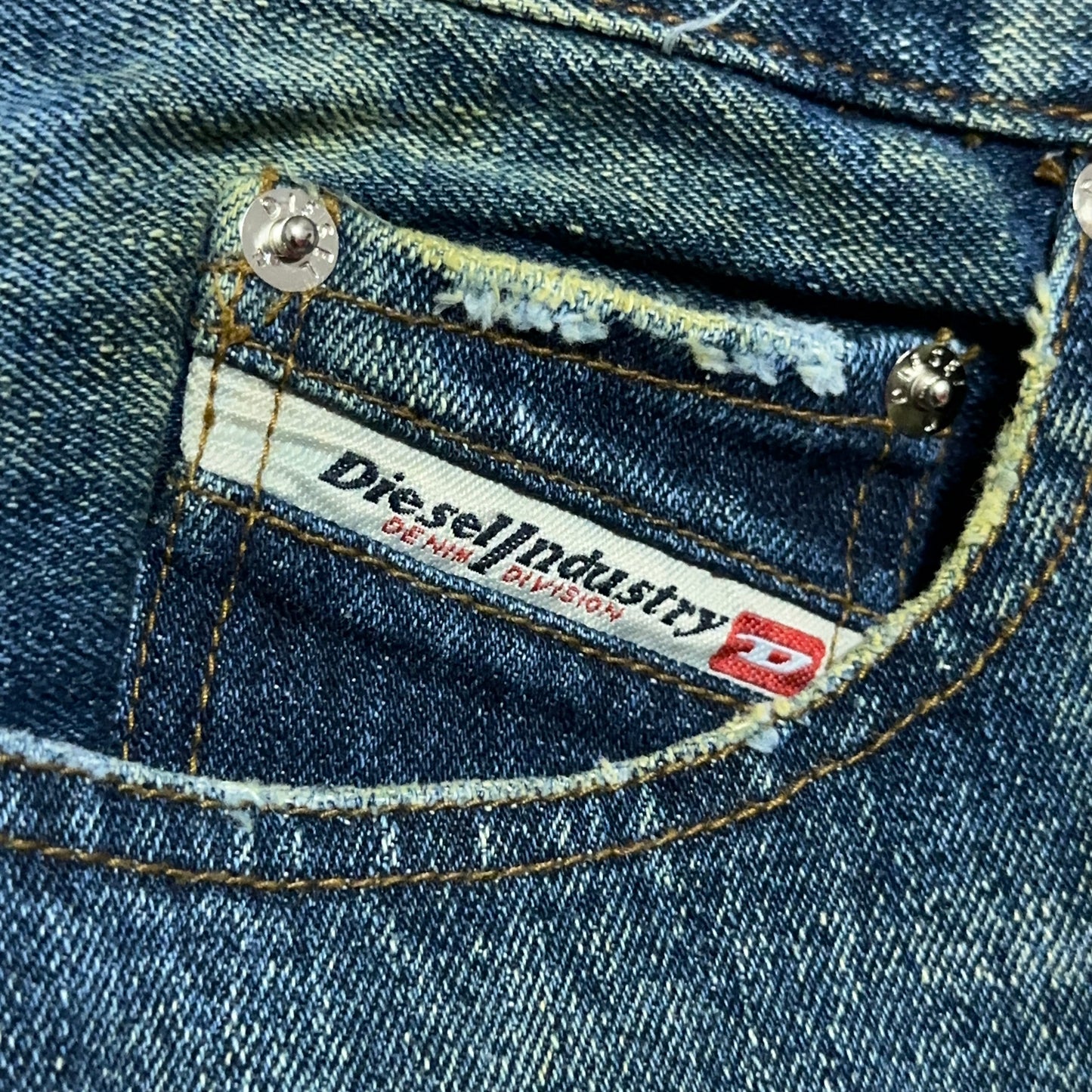 Vintage Diesel Kratt Distressed Denim Jeans 32x34