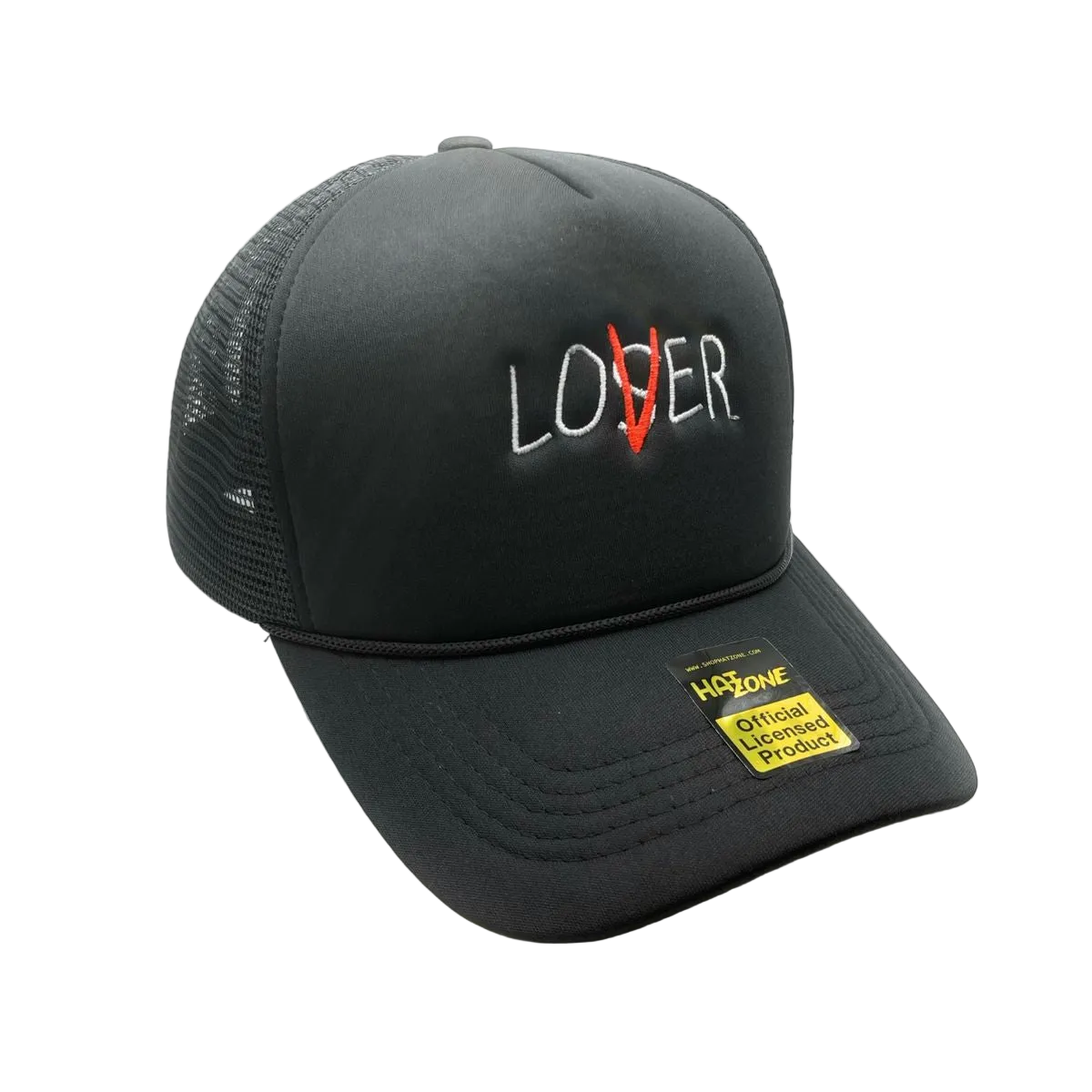 LOVER > LOSER MESH TRUCKER SNAP BACK HAT