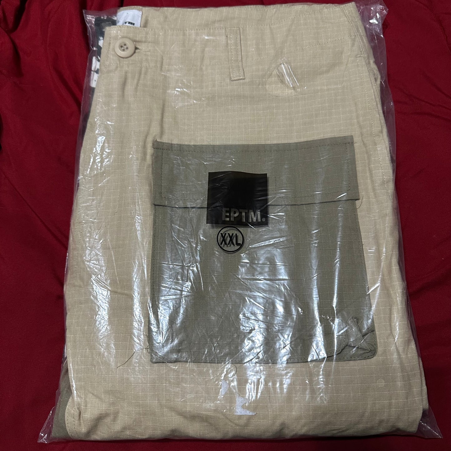 EPTM x Dave East Camouflage Cargo Pants XXL Flare Fit