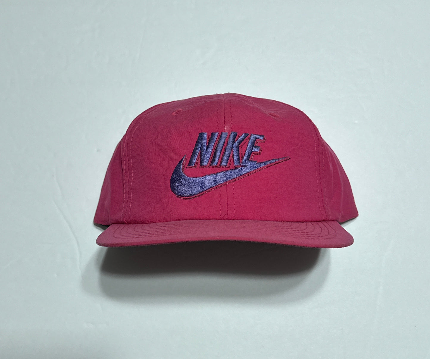 Vintage 90s Nike Embroidered Swoosh Nylon Snapback Hat
