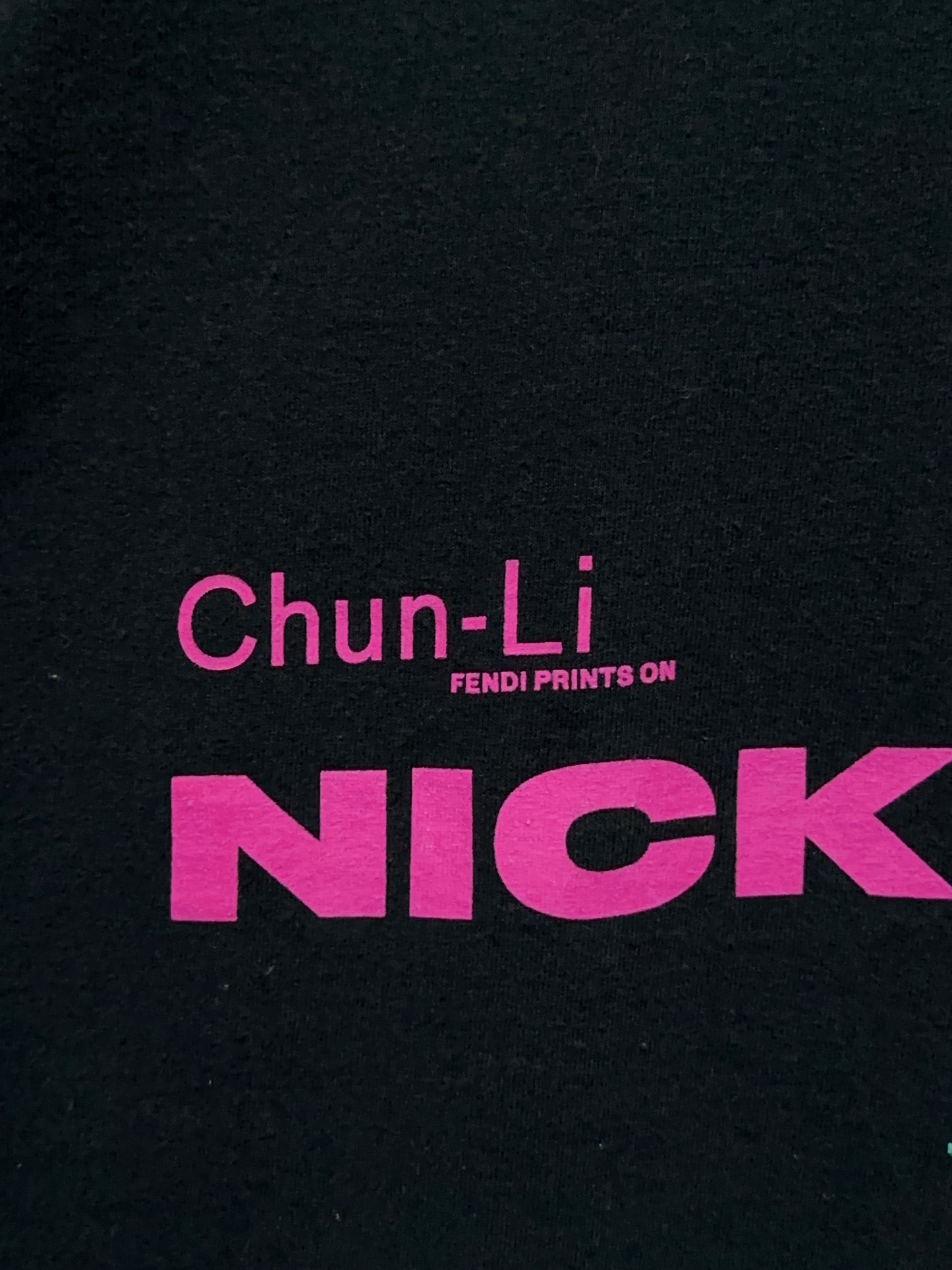 2018 Nicki Minaj Chun Li Promo Long Sleeve Rap Tee
