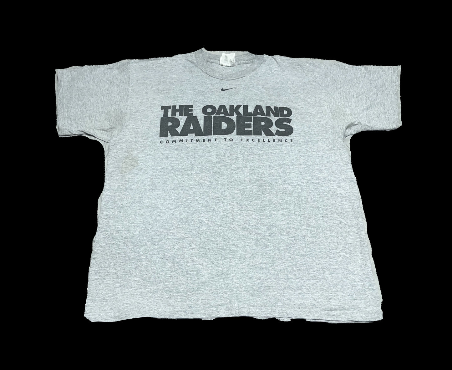 Vintage Nike Oakland Raiders Center Check Shirt Large