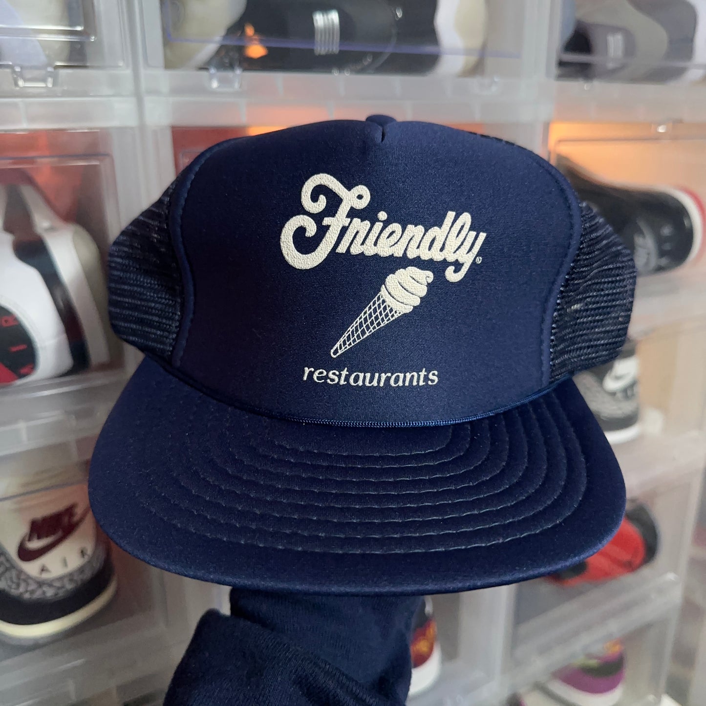 Vintage Friendly Restaurants Trucker Snapback Hat