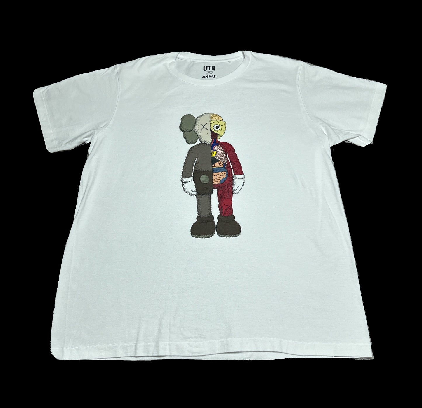 KAWS x Uniqlo Flayed Companion Dissected Artist Shirt XL