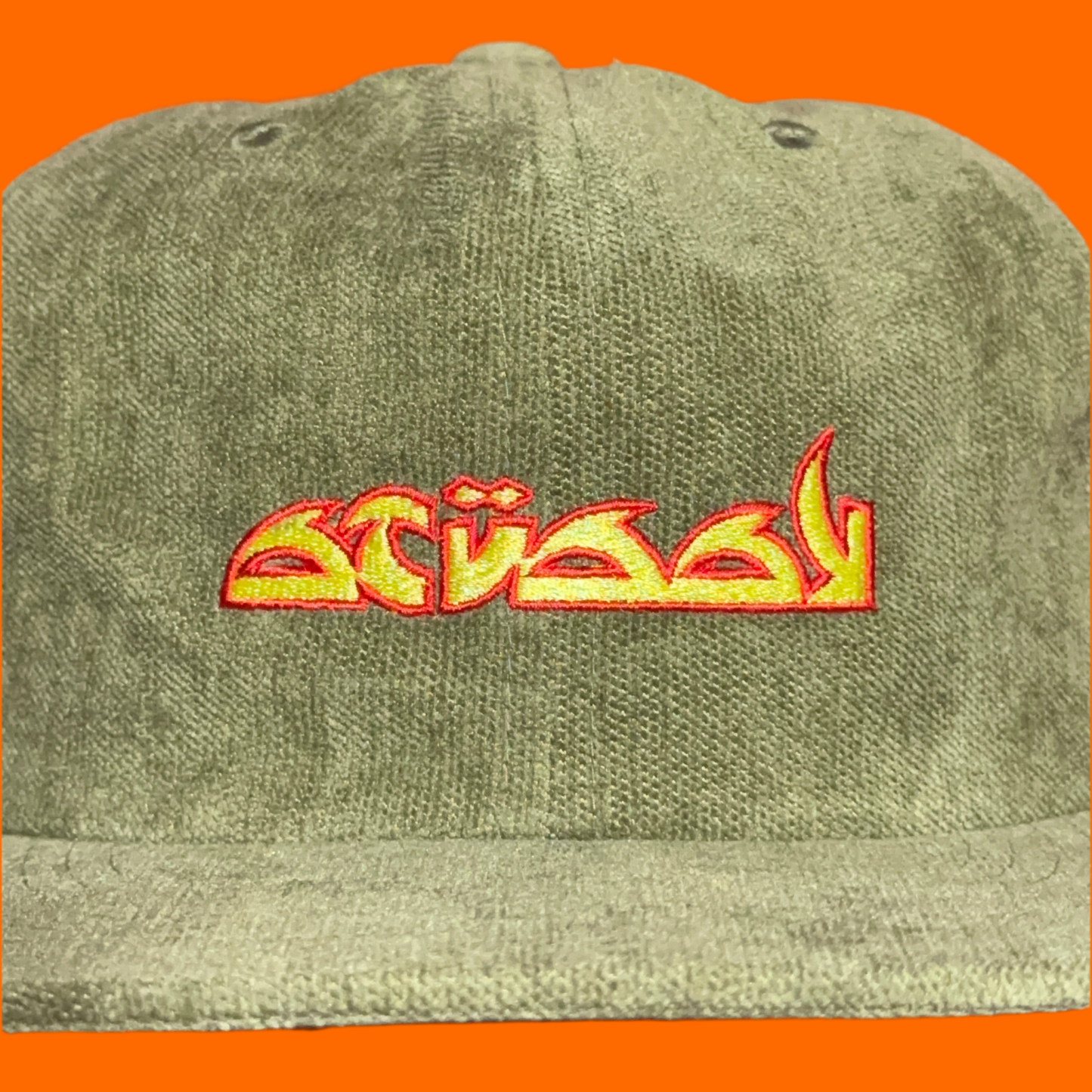 Stussy No Wale Cord Snapback Hat