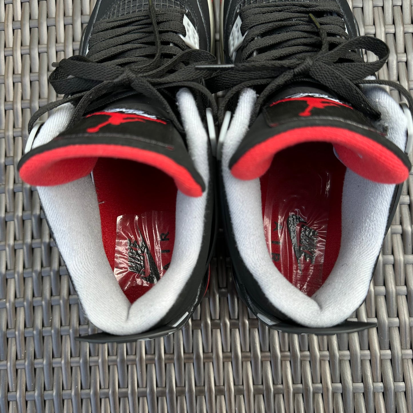 Jordan 4 Retro OG Bred 2019 Size 10.5 308497-060 Black Cement