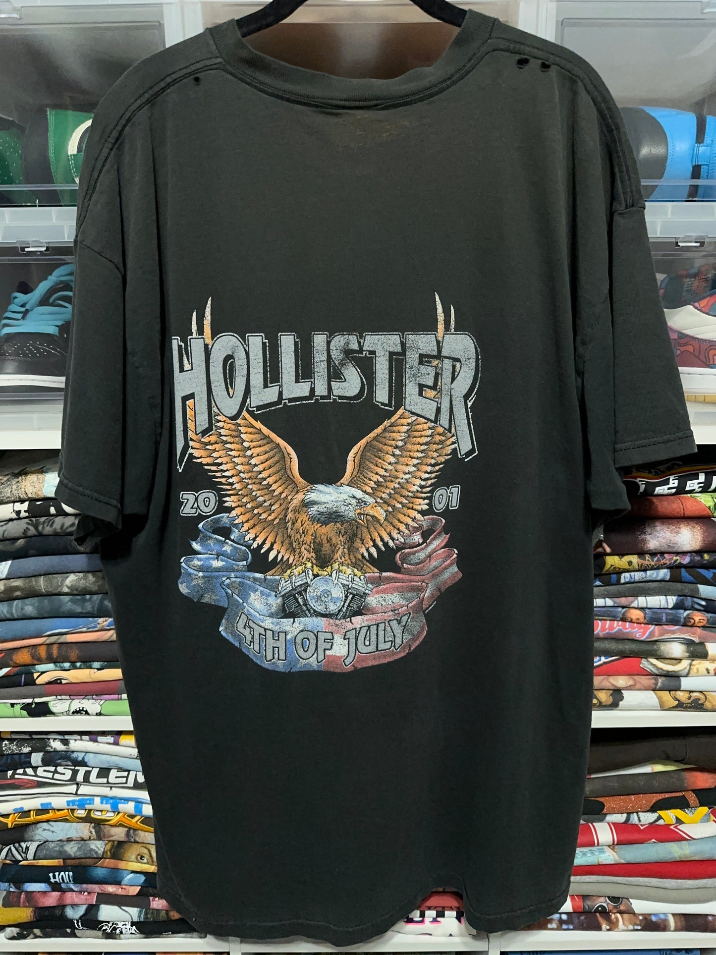 Hollister Motorcycle Rally Biker Tee XL