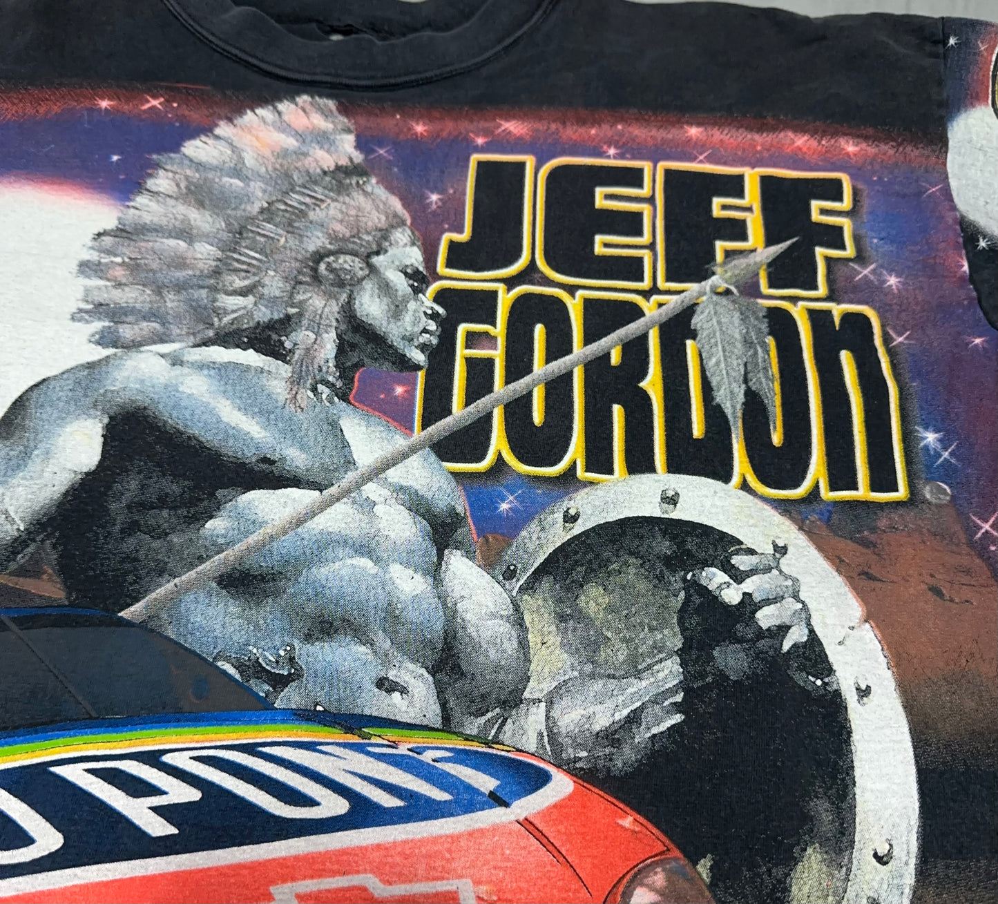 Vintage Jeff Gordon Spirit of a Warrior NASCAR Racing Tee XL
