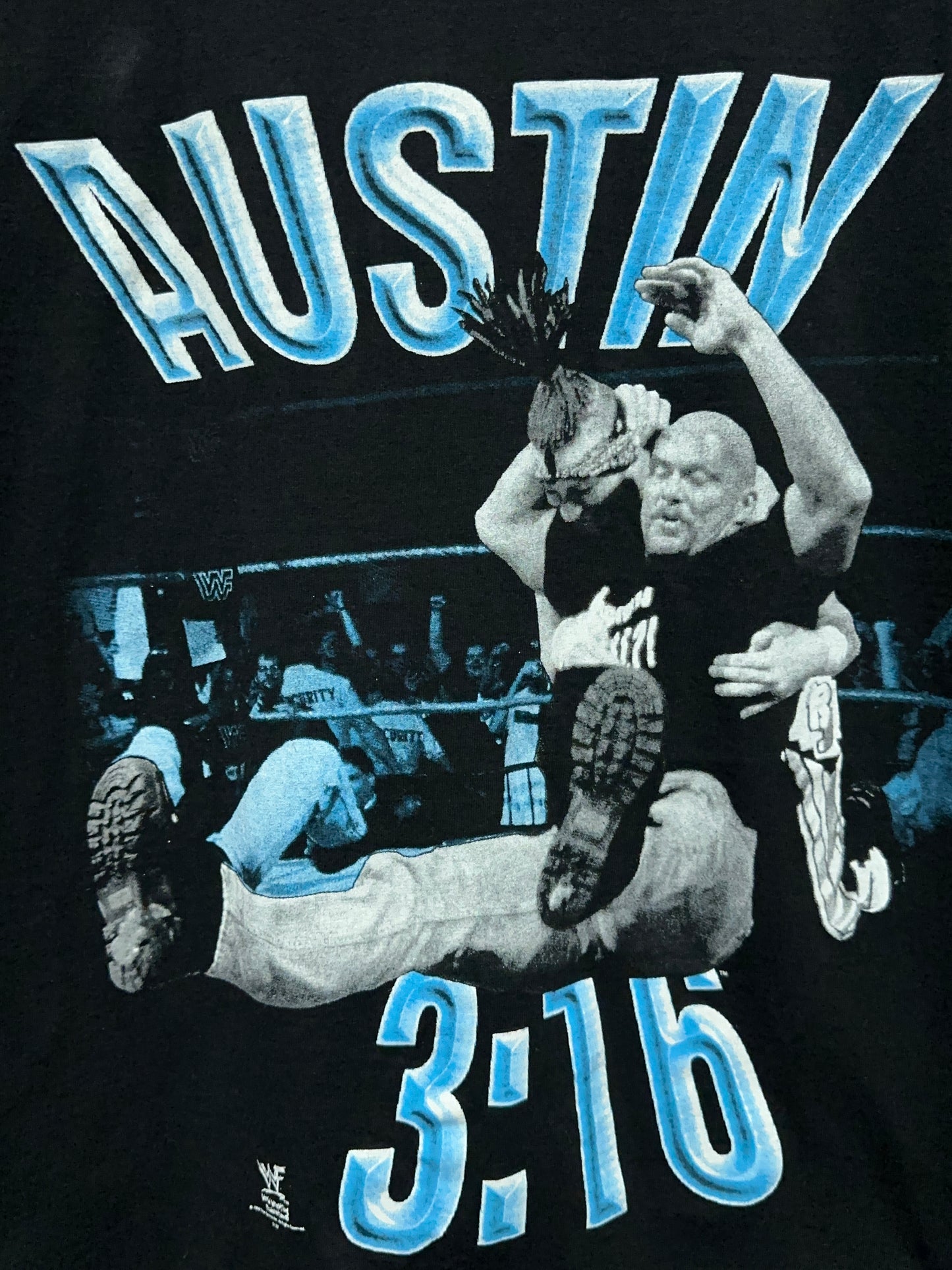 Vintage WWF Stone Cold Steve Austin 3:16 Stunner Wrestling Tee Medium