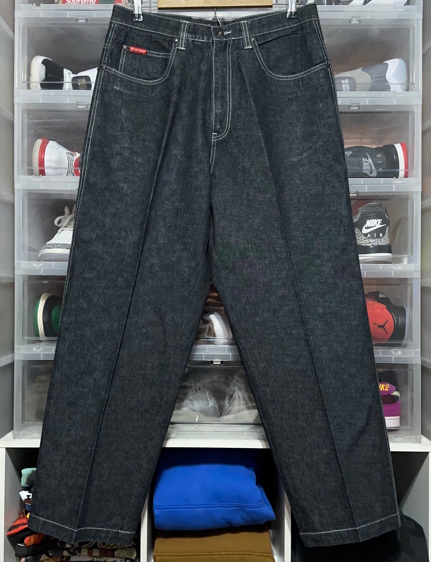 Y2K REVERB Loose Fit Wide Leg Baggy Jeans Size 34