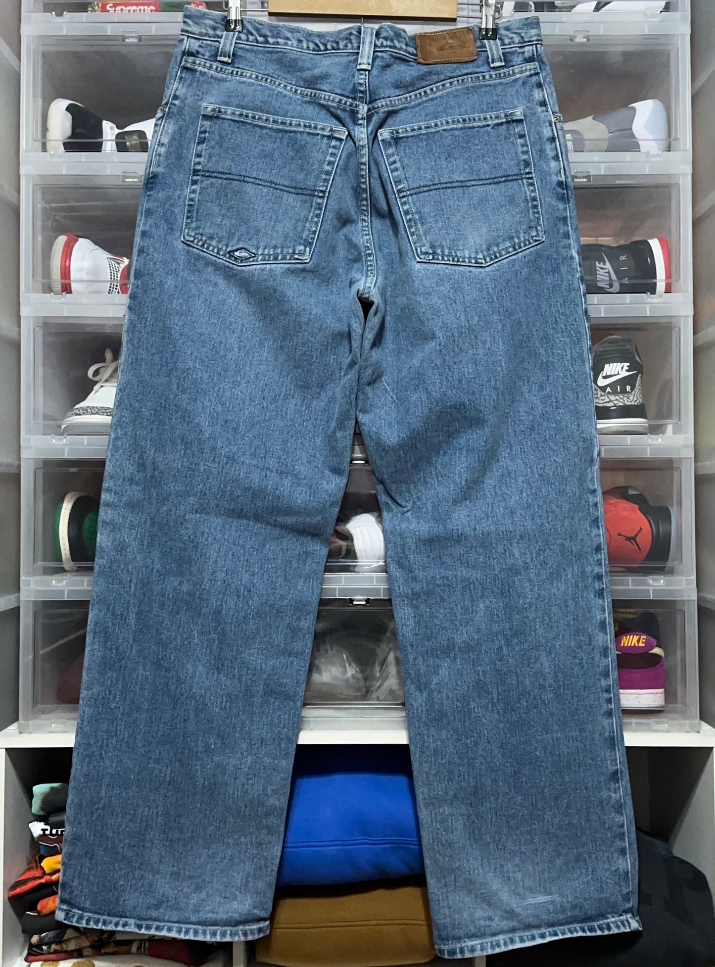 Vintage Y2K Quiksilver Loose Fit Wide Leg Baggy Jeans Size 36