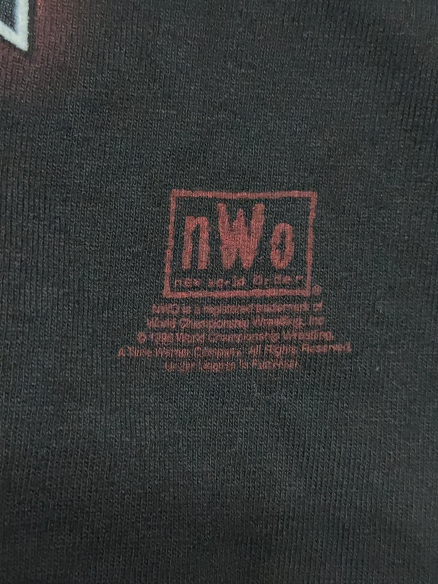 Vintage 90s WCW NWO Macho Man Wrestling Tee Medium