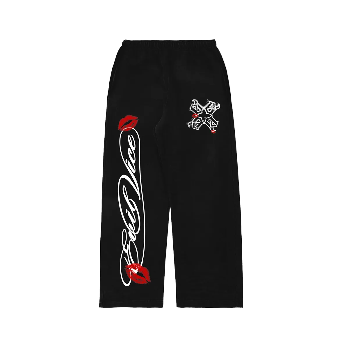 EVIL VICE SCRIPT KISS SWEATPANTS