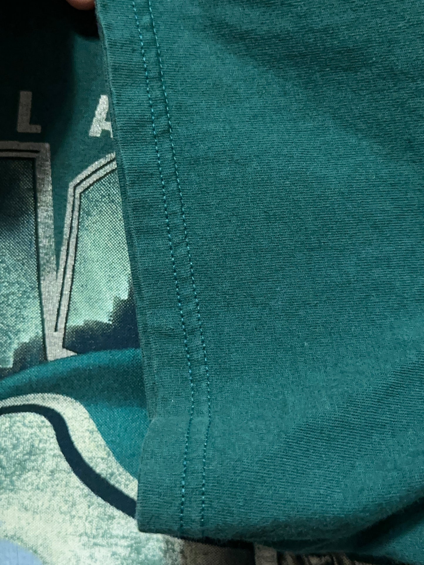 90s Philadelphia Eagles NFL Big Helmut Graphic Tee
