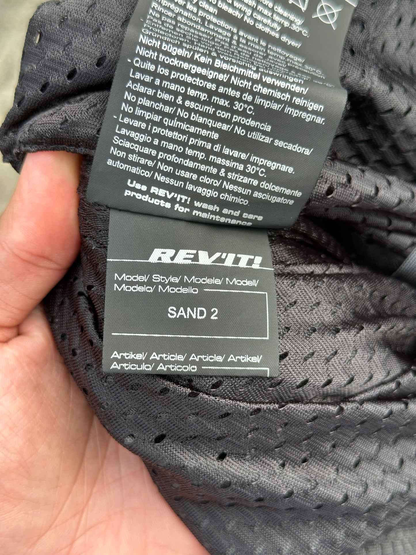 Rev'It Motorcycle Pants Black Hydratex 3L Weatherproof Rider Gear EUC XL