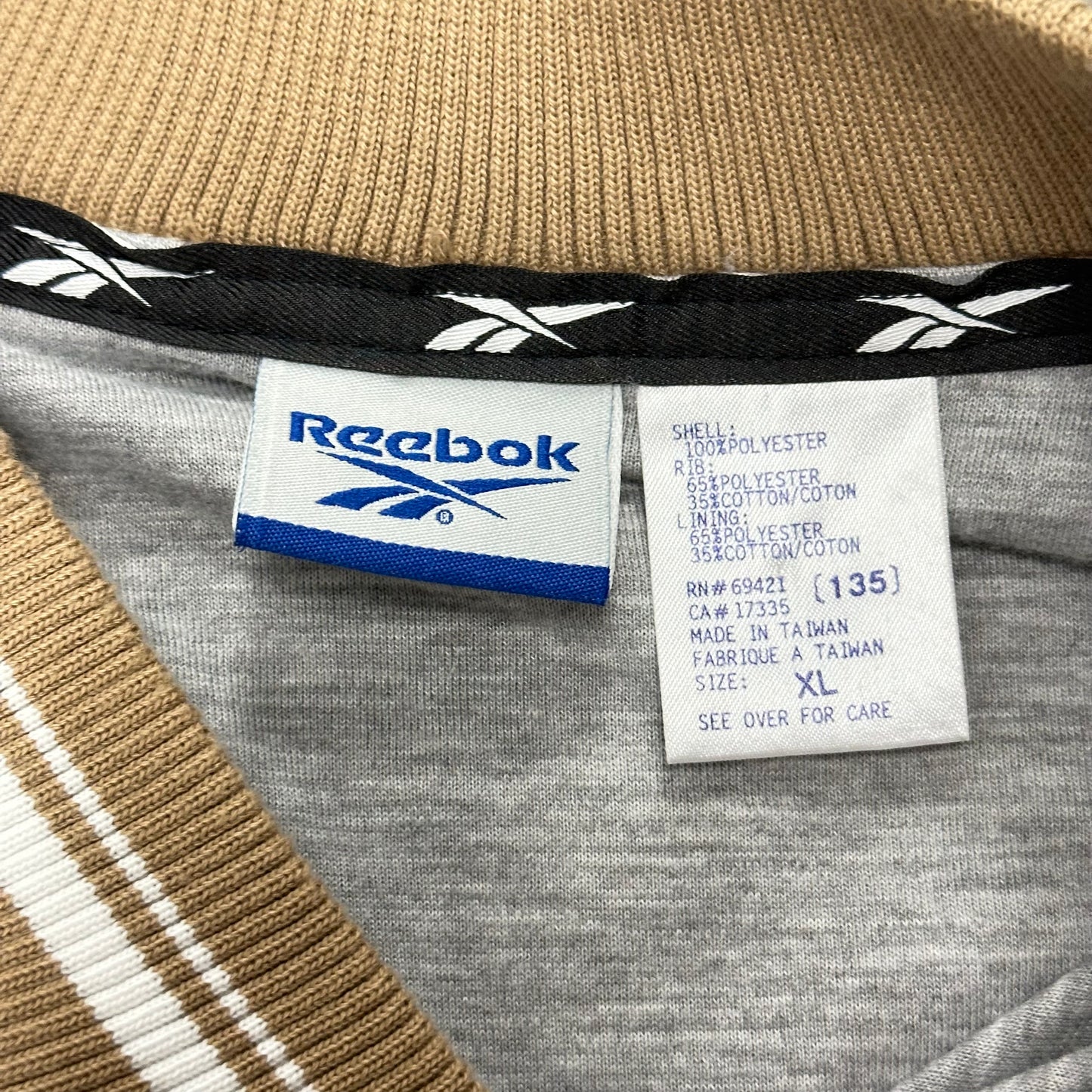 Vintage Reebok Miami Heat Pullover Windbreaker XL