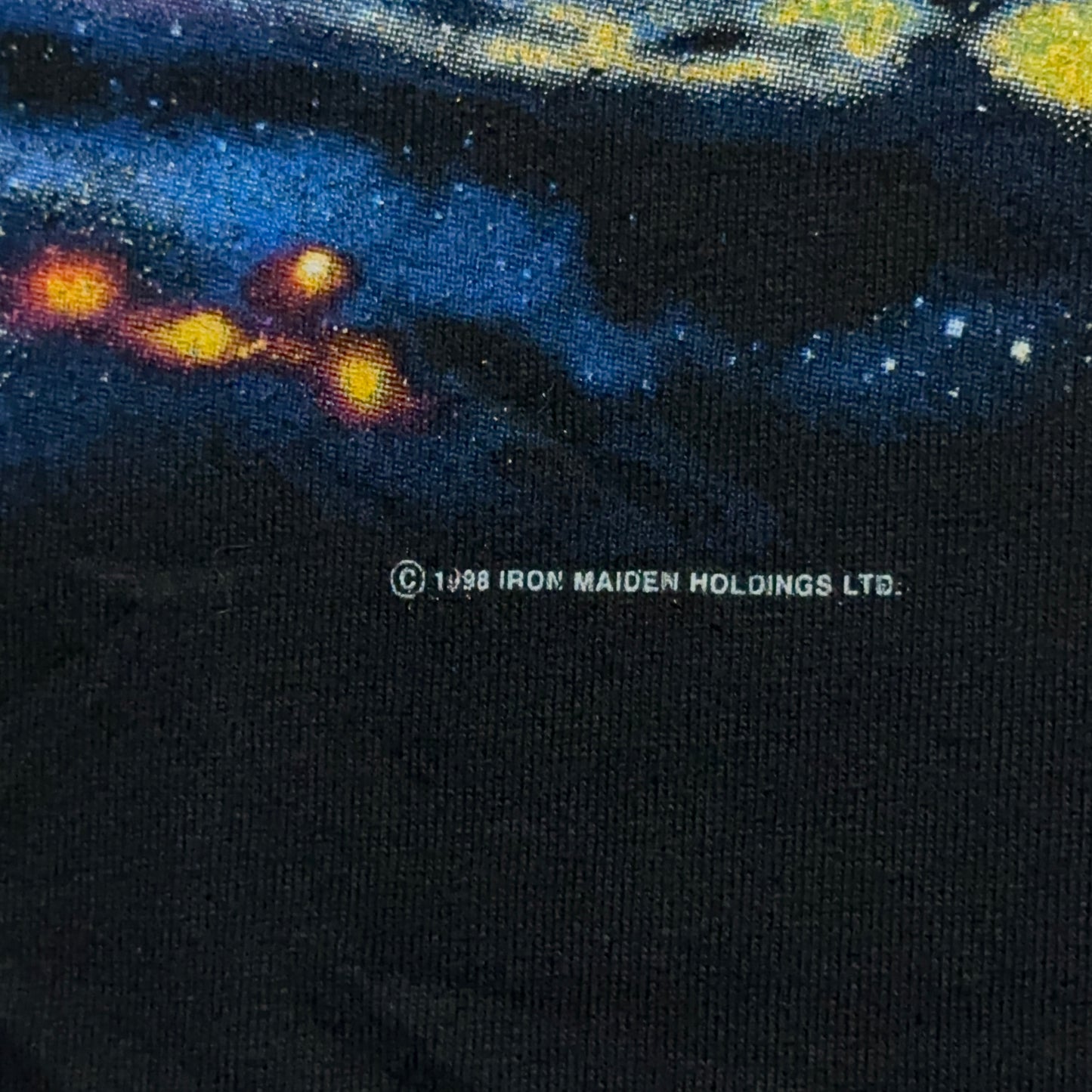 Vintage 1998 Iron Maiden Virtual World Tour Band Tee XL