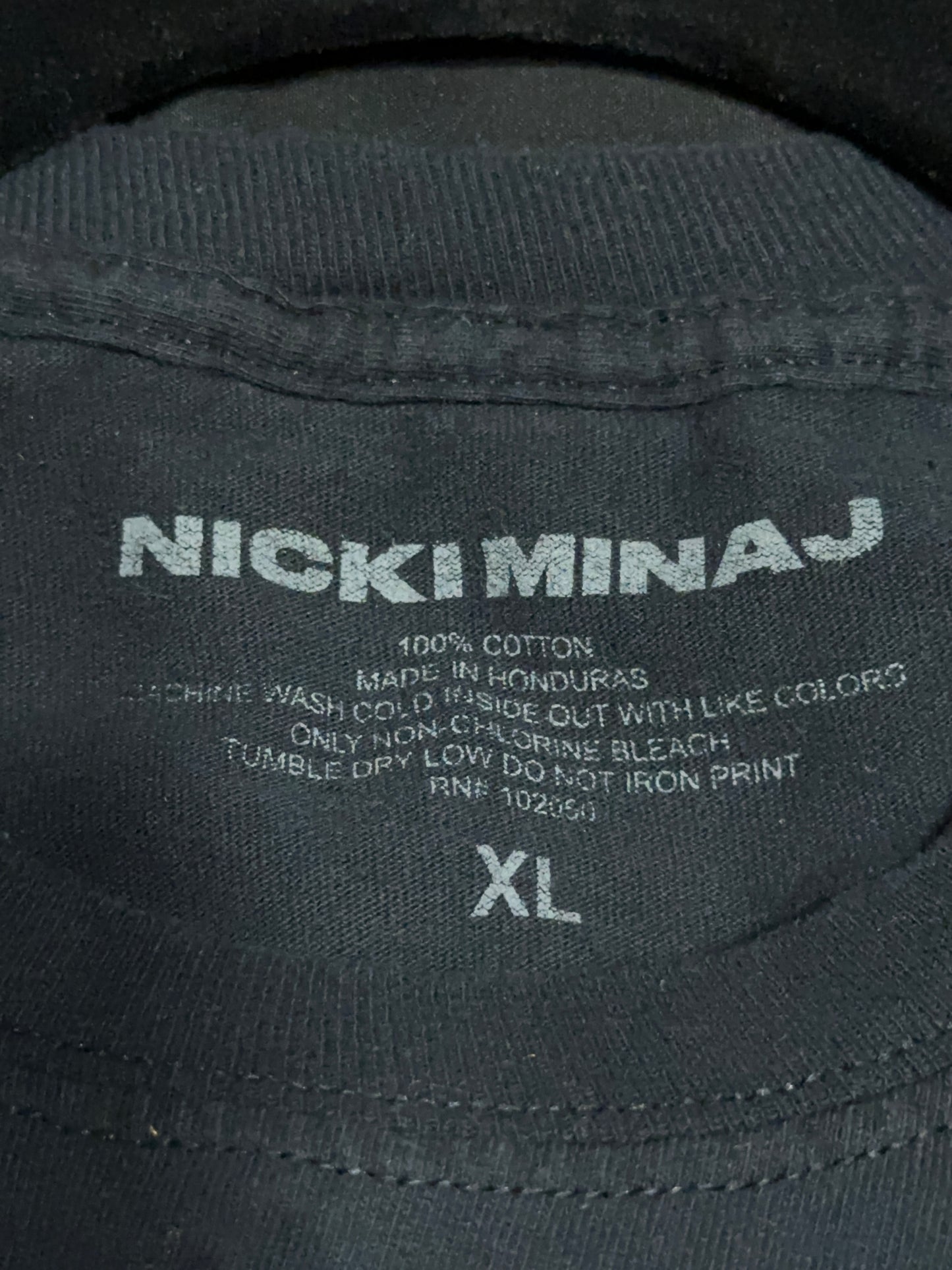 2018 Nicki Minaj Chun Li Promo Long Sleeve Rap Tee