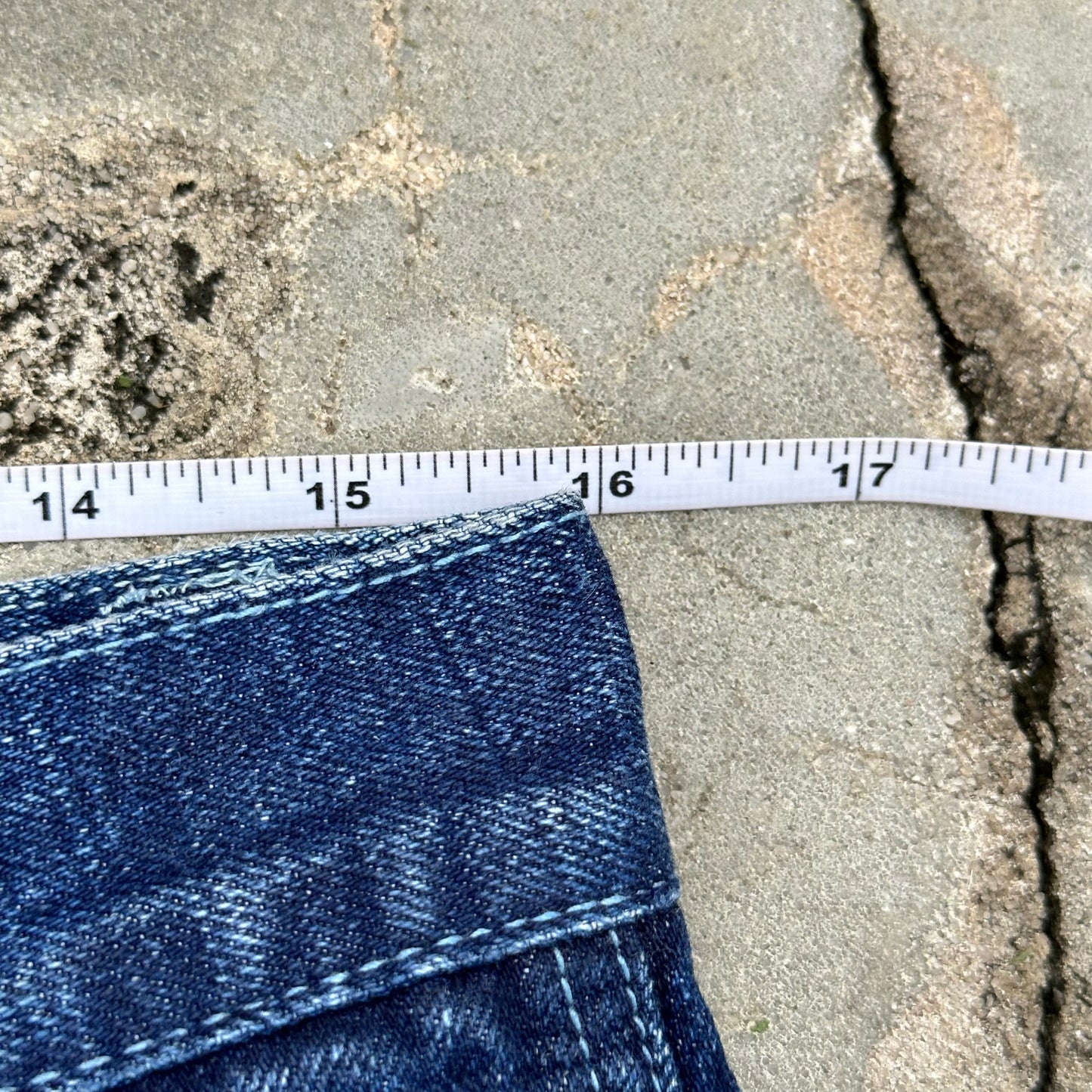 Y2K Southpole Patchwork Denim Jeans Size 34