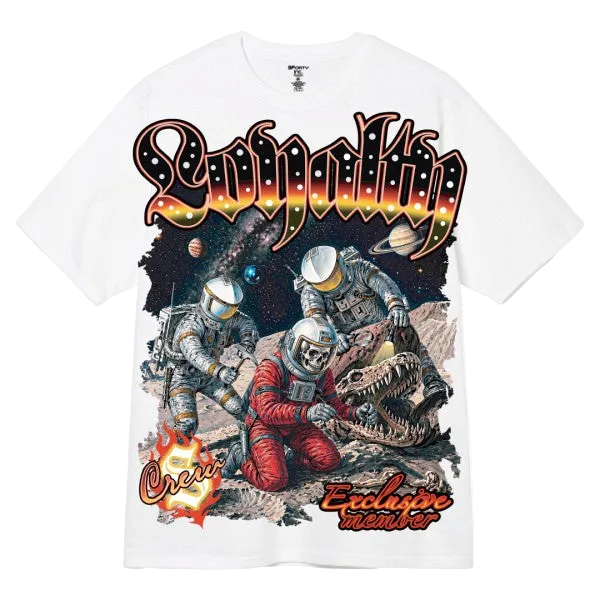 LOYALTY CREW GRAPHIC TEE WHITE
