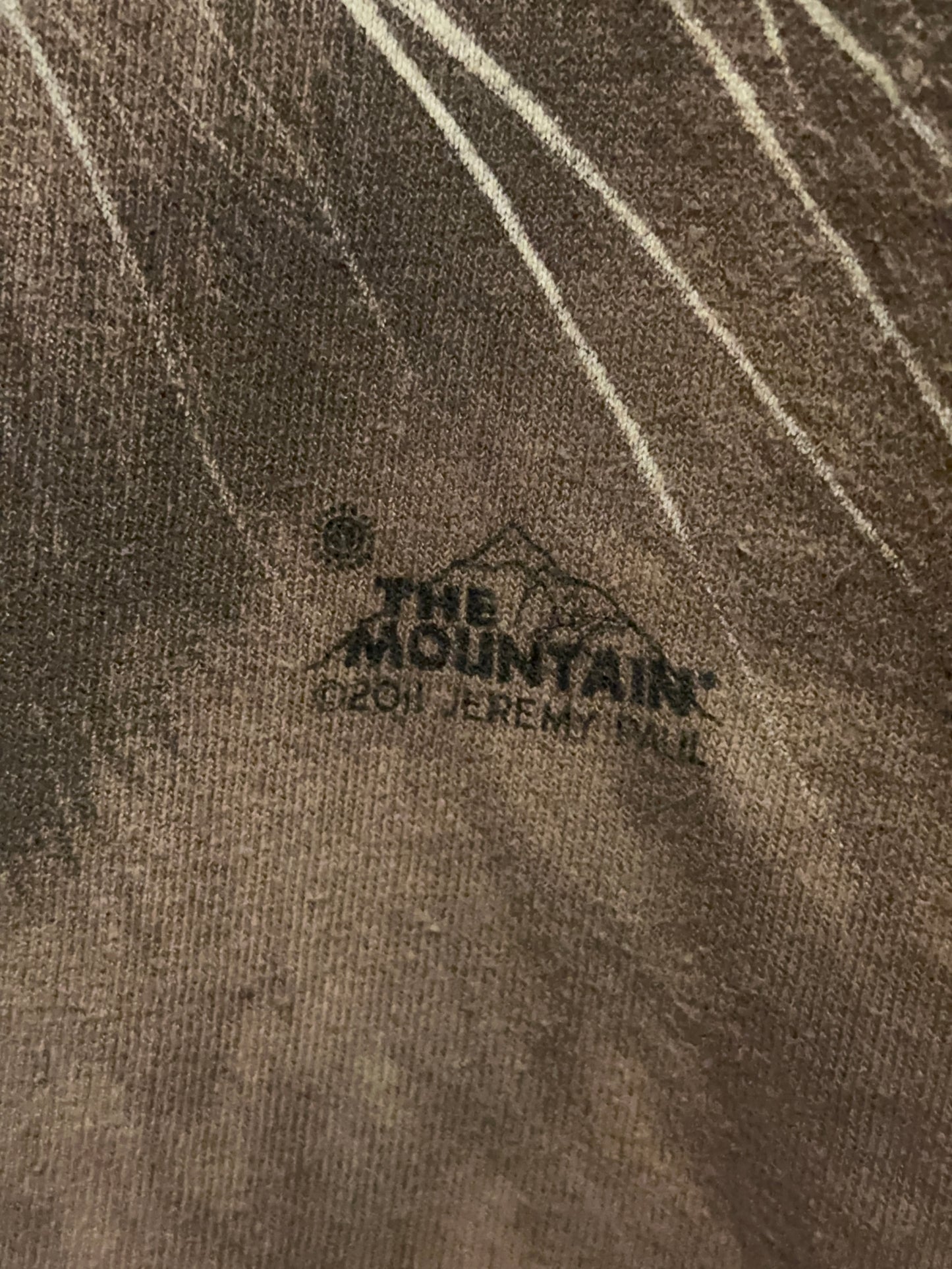 The Mountain Tiger Big Face Nature Graphic Tee Large