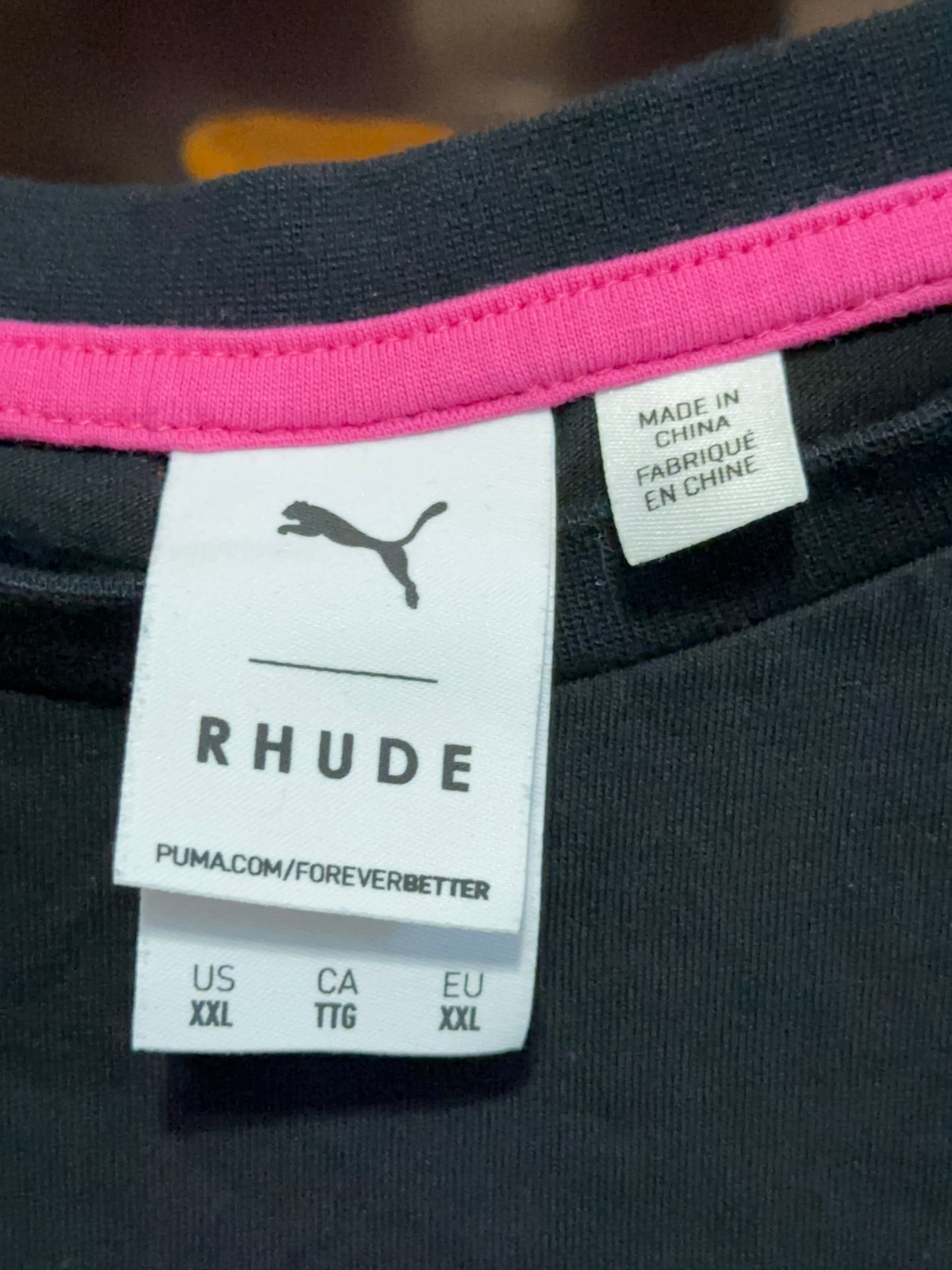 Rhude x Puma Spellout Logo Graphic Tee XXL