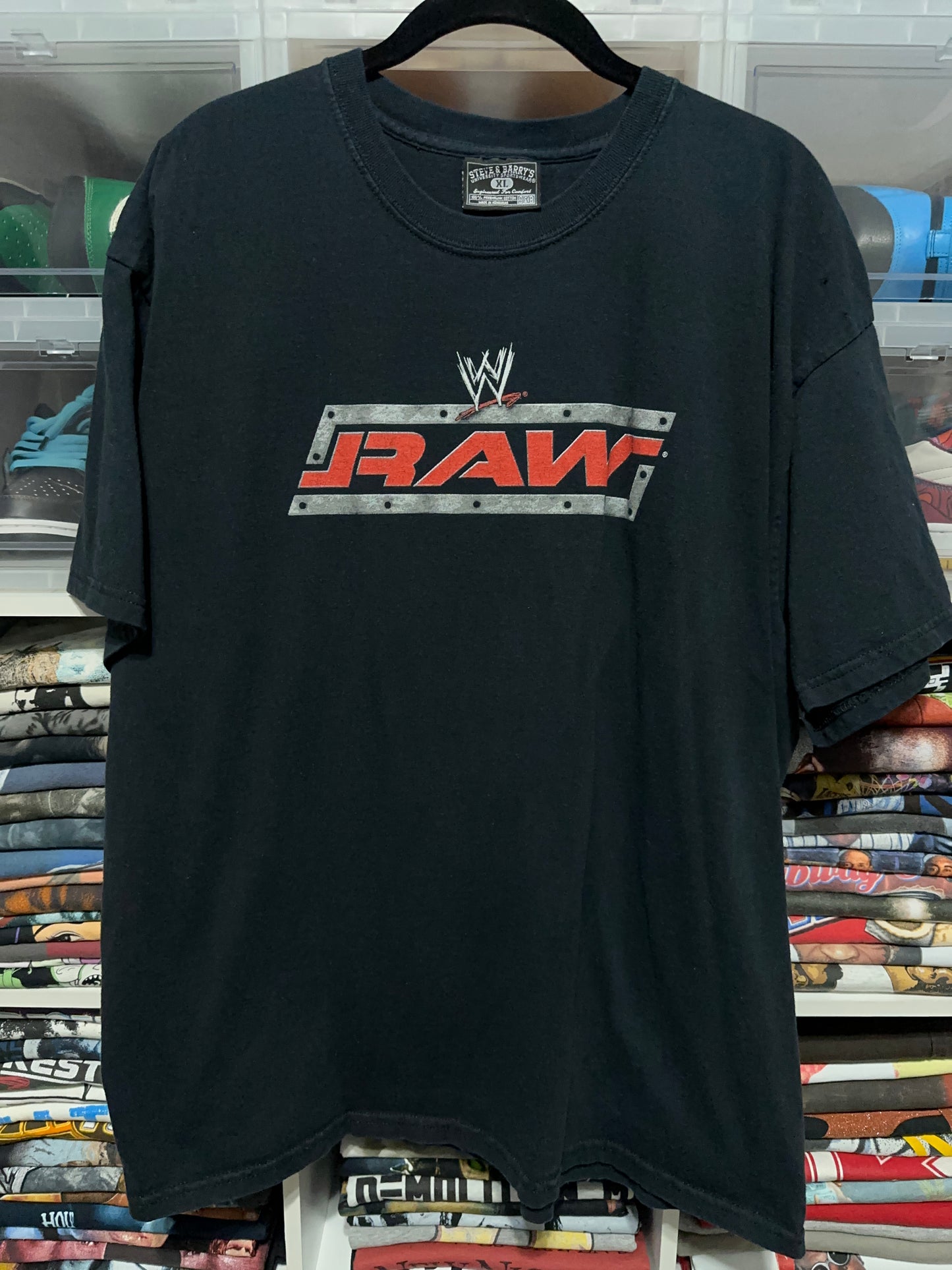 2000s WWE Raw Graphic Wrestling Tee XL