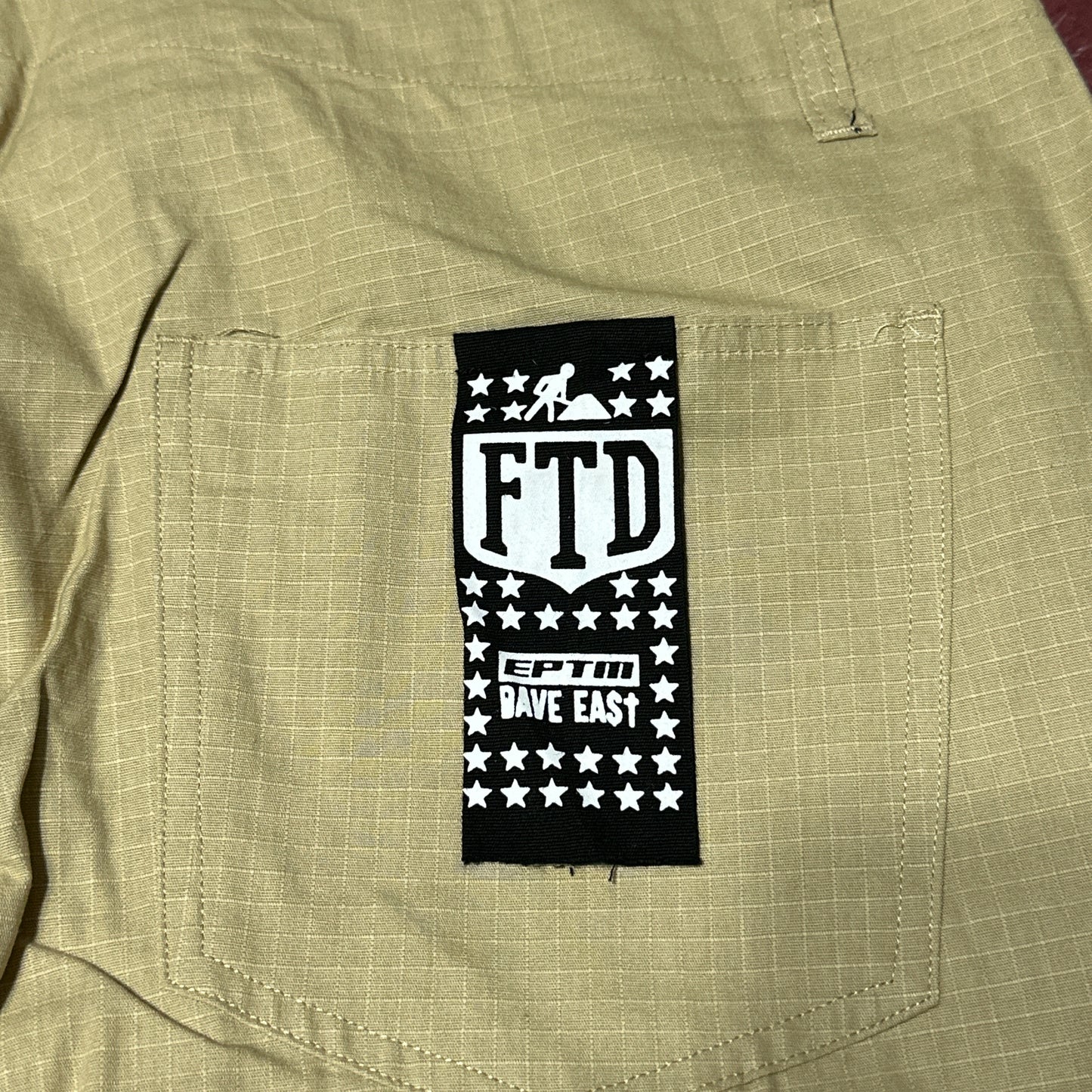 EPTM x Dave East Camouflage Cargo Pants XXL Flare Fit