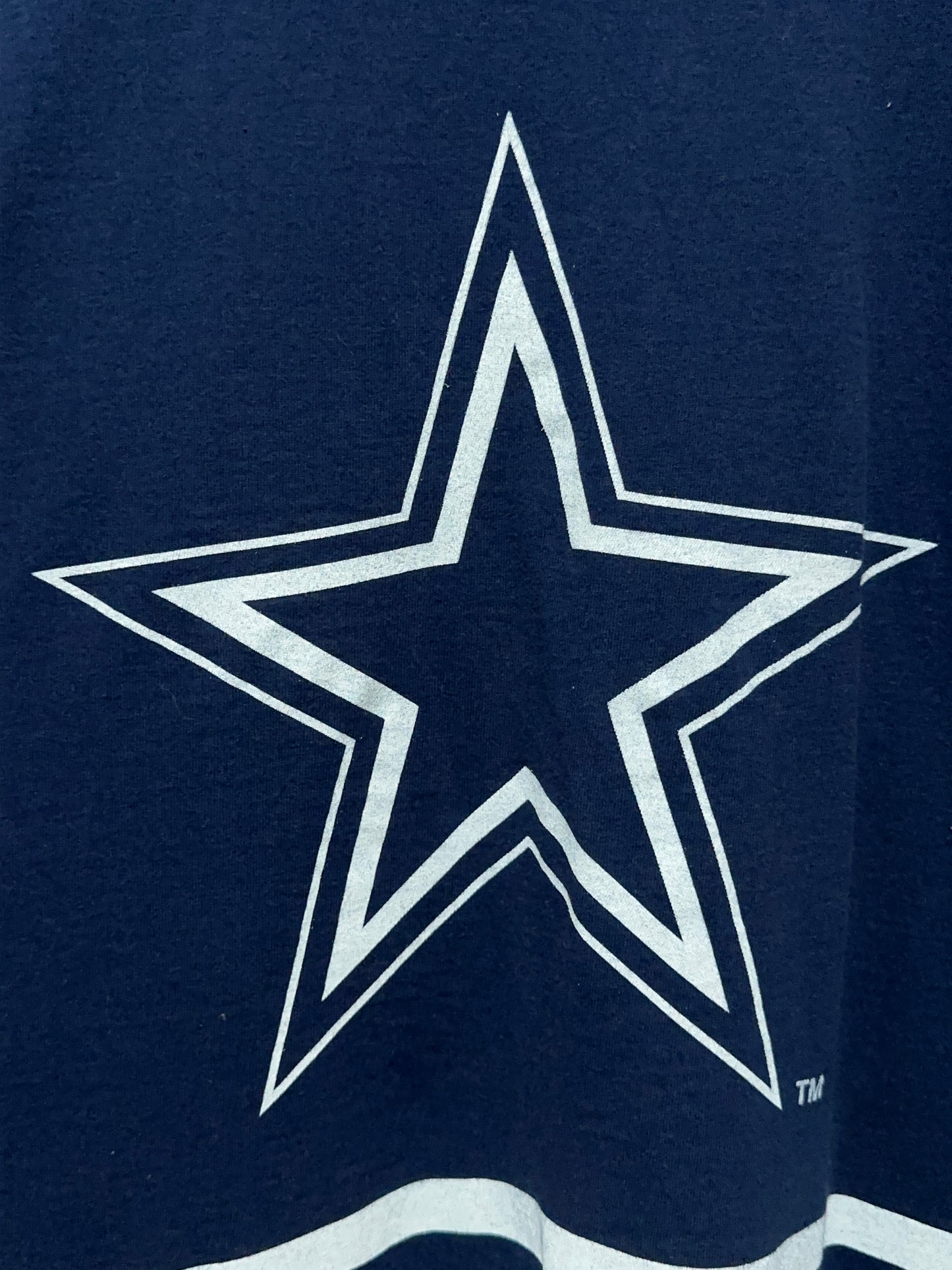 Vintage Dallas Cowboys Pro Player AOP NFL Football Graphic Tee XL