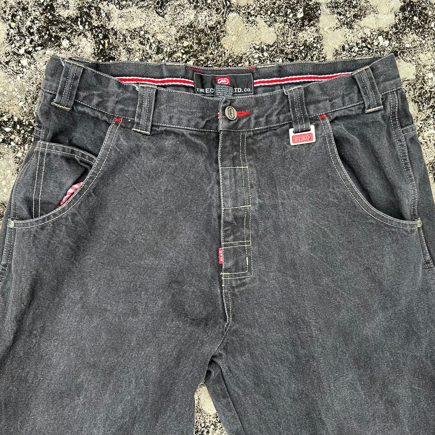 Vintage Y2K Ecko Unltd Hip Hop Skater Denim Jeans Size 38