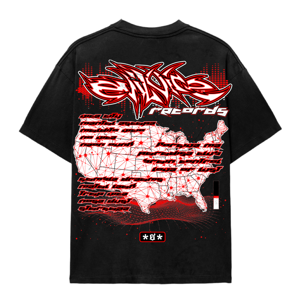 EVIL VICE DEMON RECORDS TEE