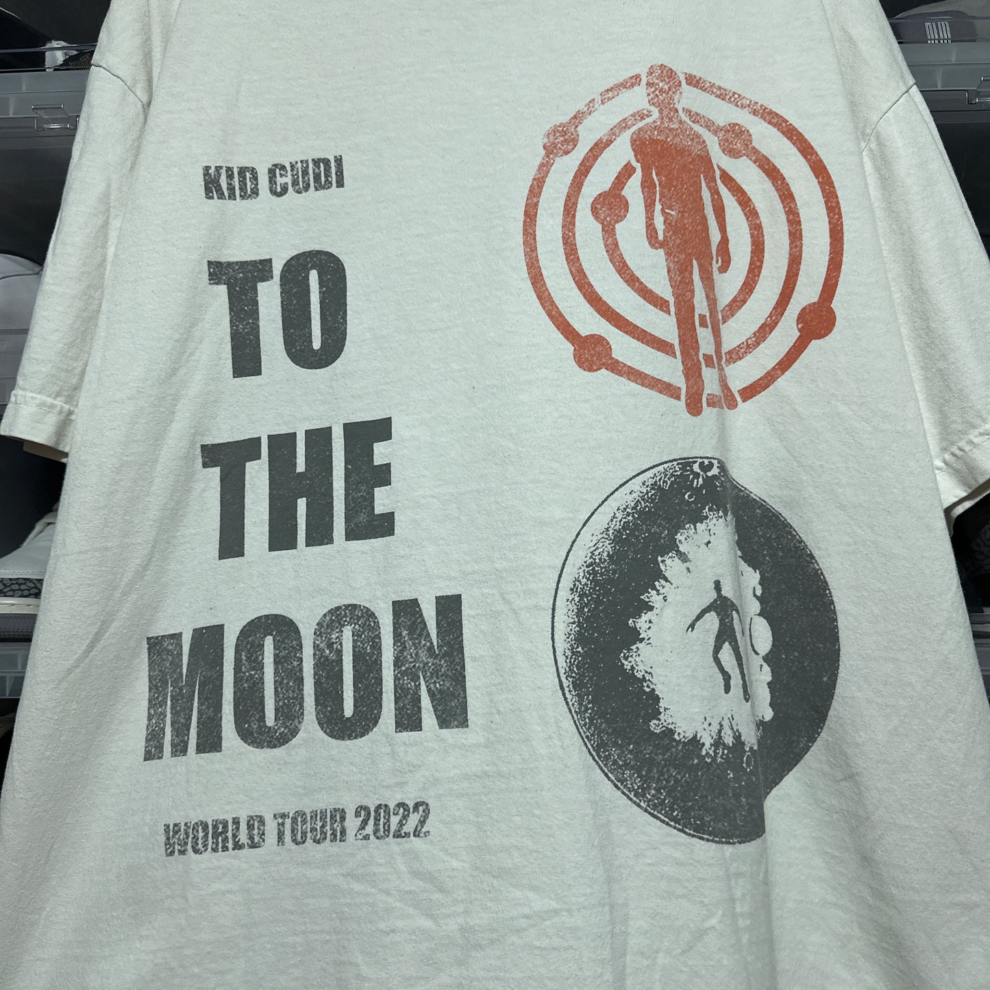 Kid Cudi To The Moon 2022 Official Merch Tour T-Shirt XL