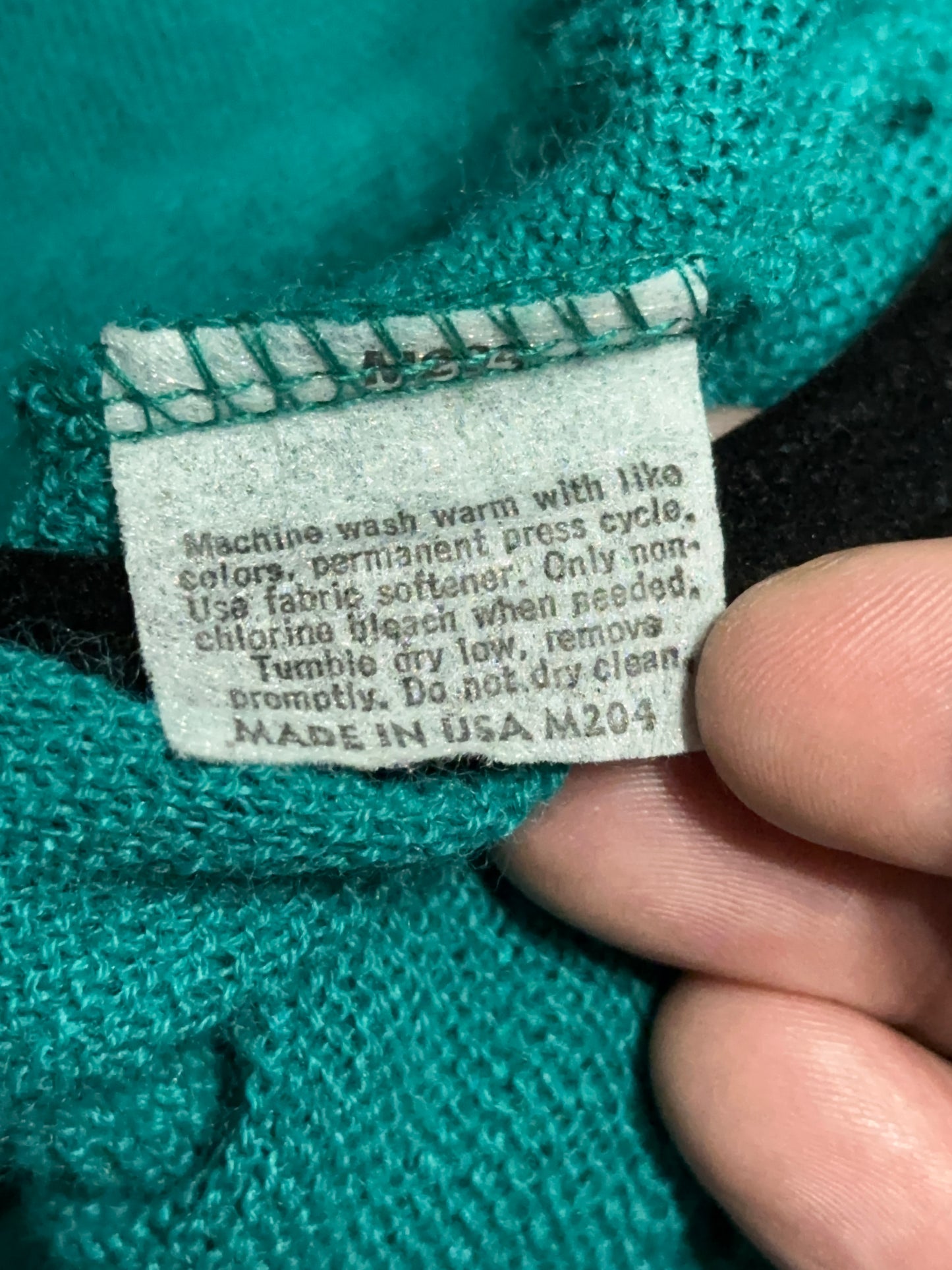 Vintage Jantzen Knit Cardigan Sweater Made In USA Large Green