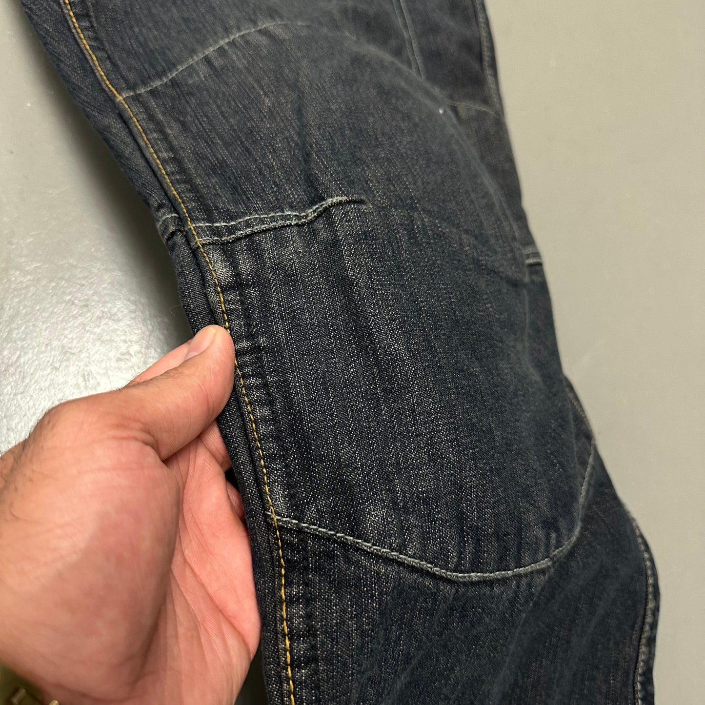 Bilt Padded Knee Motorcycle Biker Pants Iron Workers Mens 34x32