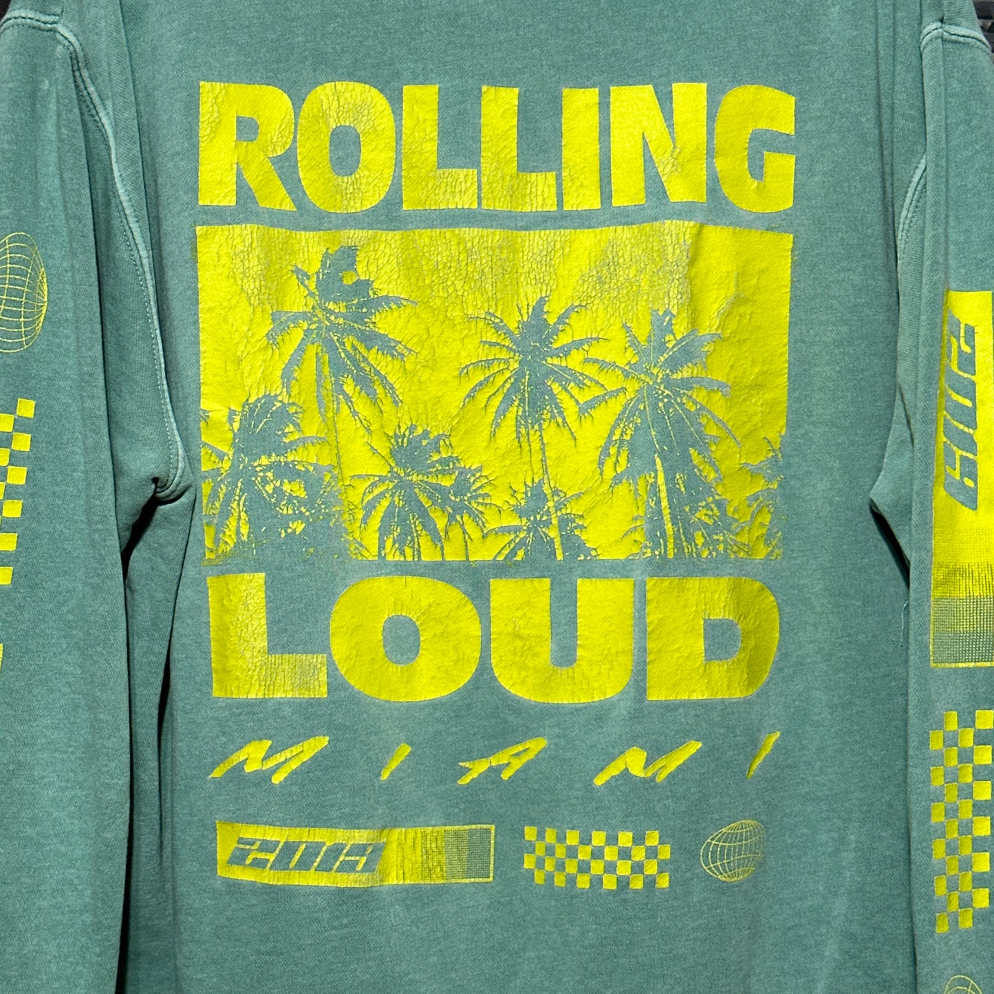 2019 Rolling Loud Miami Event Tour Official Merch Hoodie Large