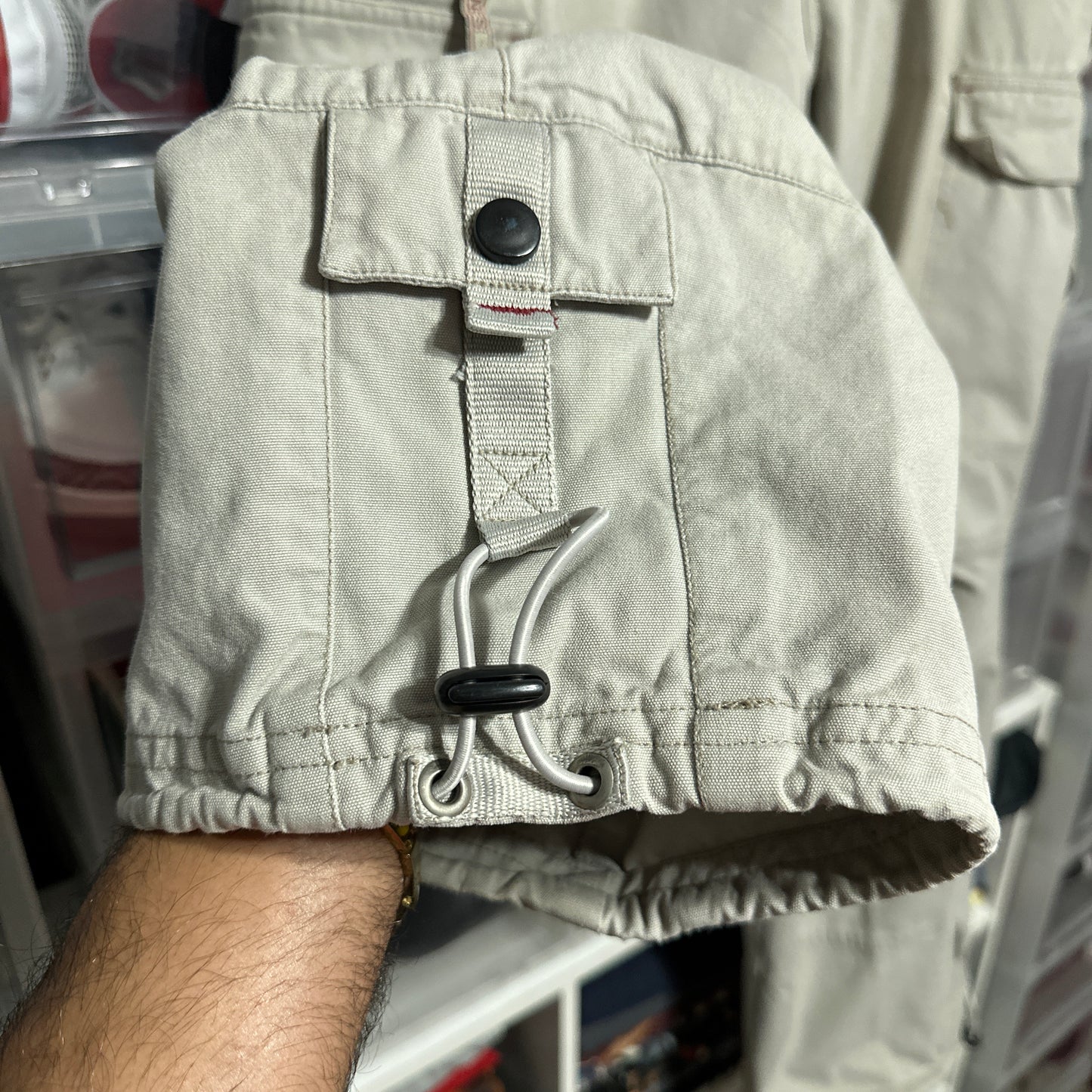 Y2K Nesi AG Skater Cargo Parachute Baggy Pants Size 34