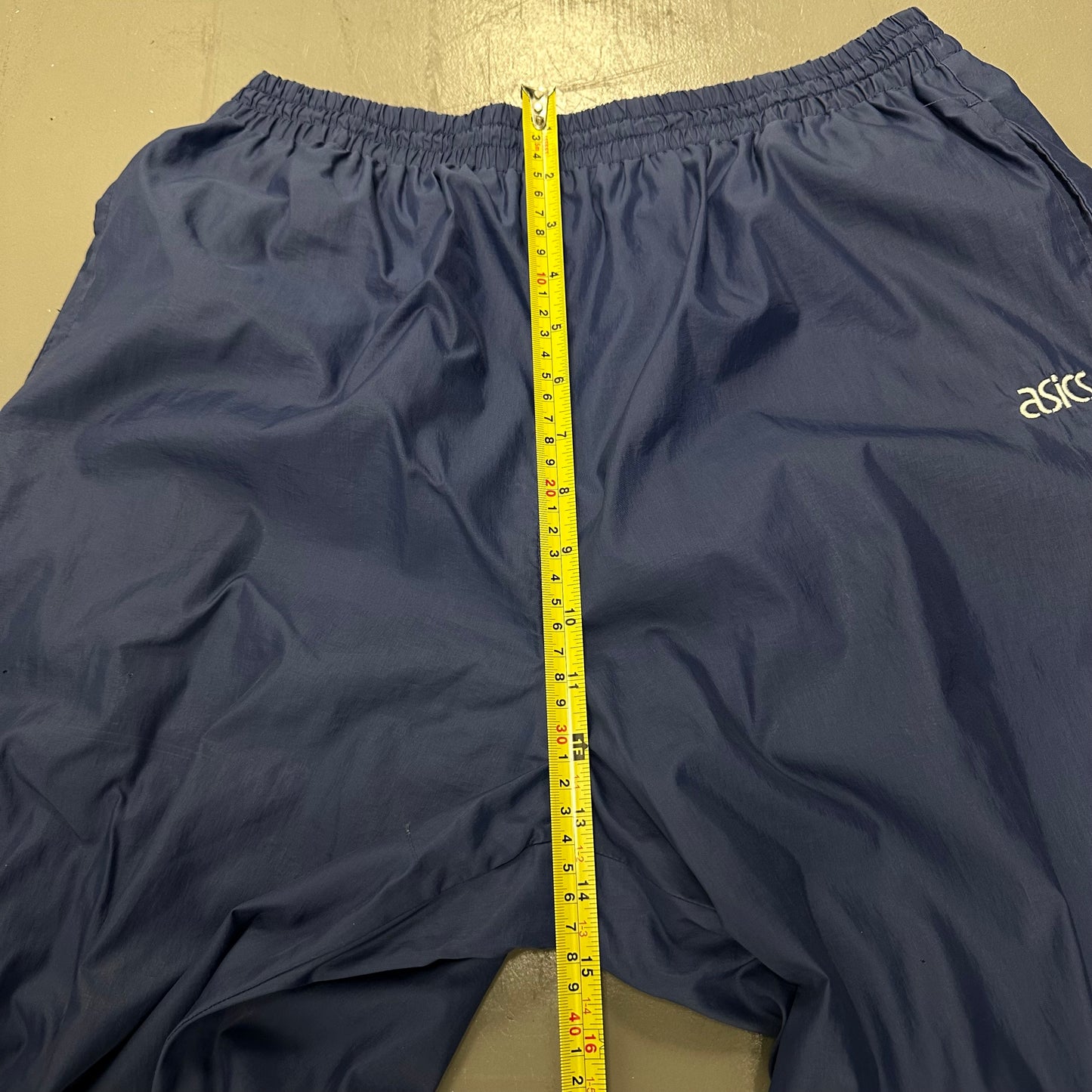 Vintage Asics Nylon Windbreaker Track Pants Large