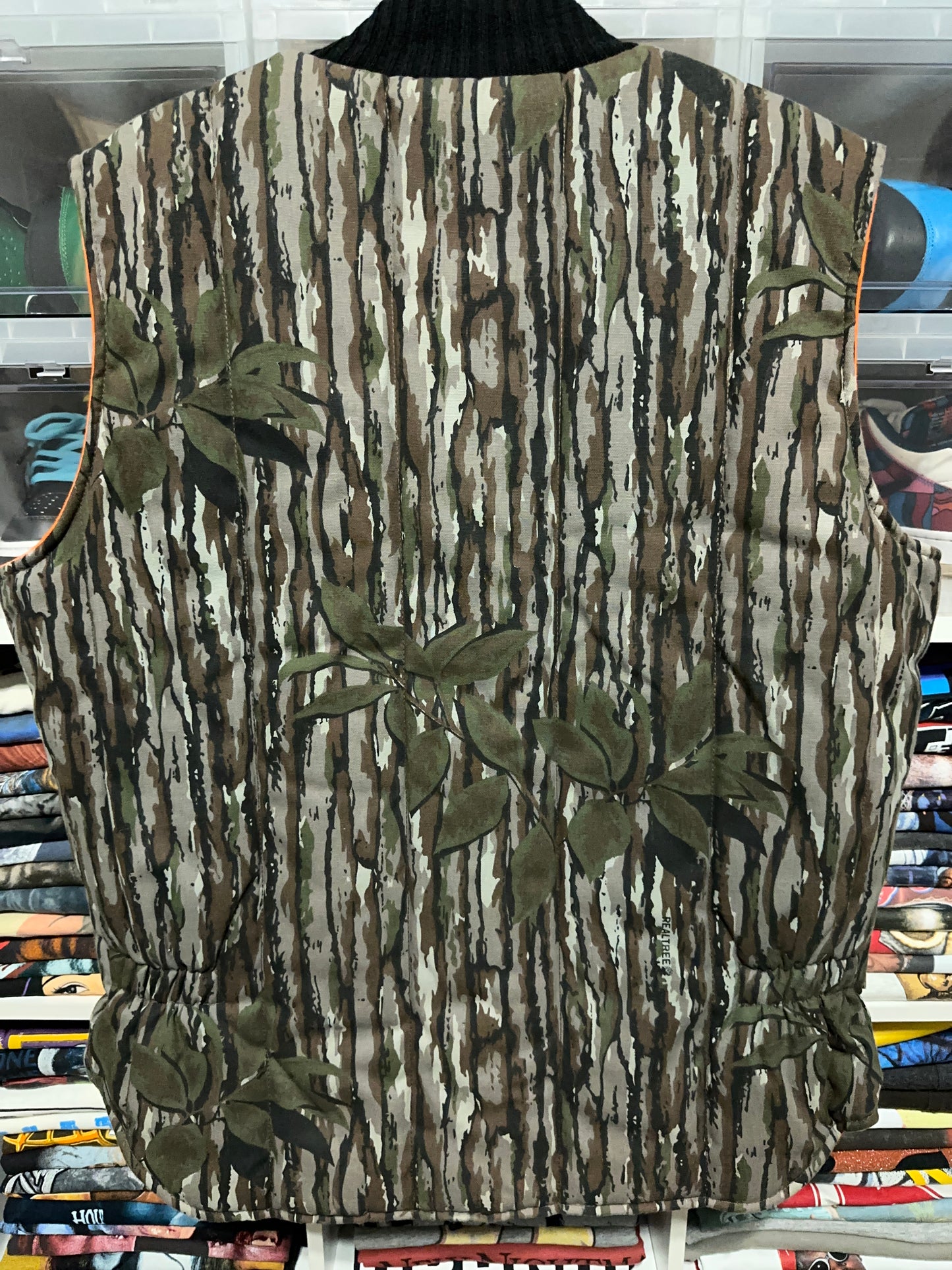 Vintage 90s Walls Realtree Reversible Puffer Vest Size Large