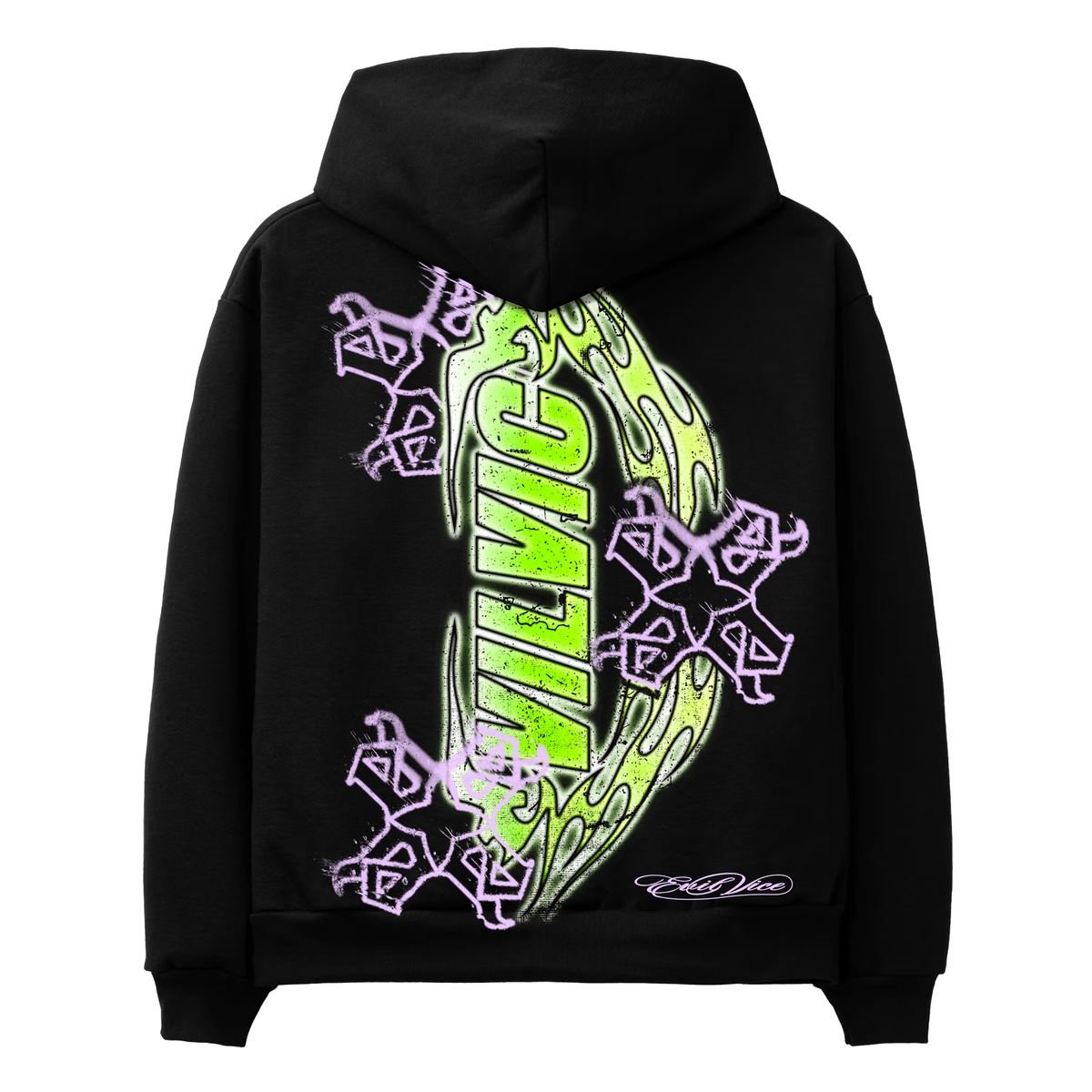 EVIL VICE FLAME KICKER HOODIE