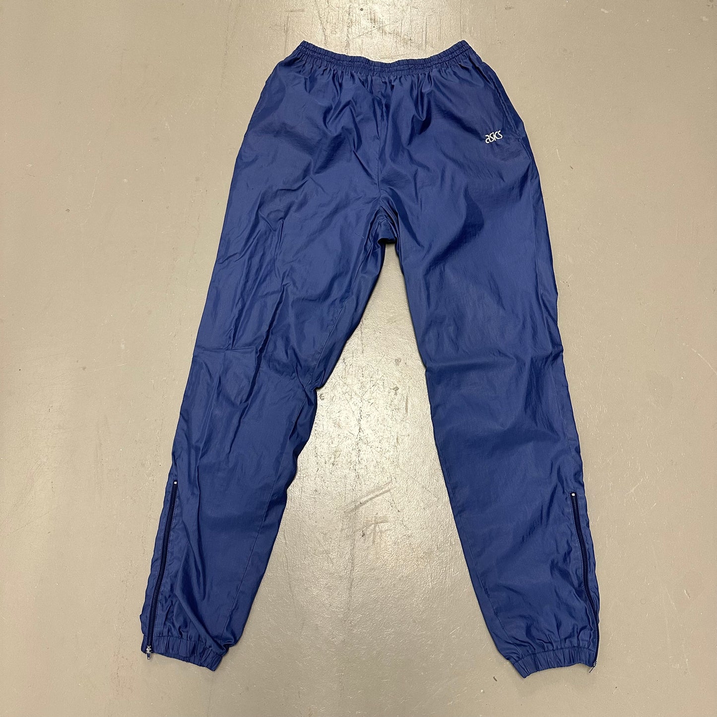 Vintage Asics Nylon Windbreaker Track Pants Large