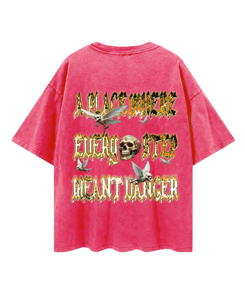 LOWKUT FOREST OF DEATH CRYSTAL RHINESTONE TEE