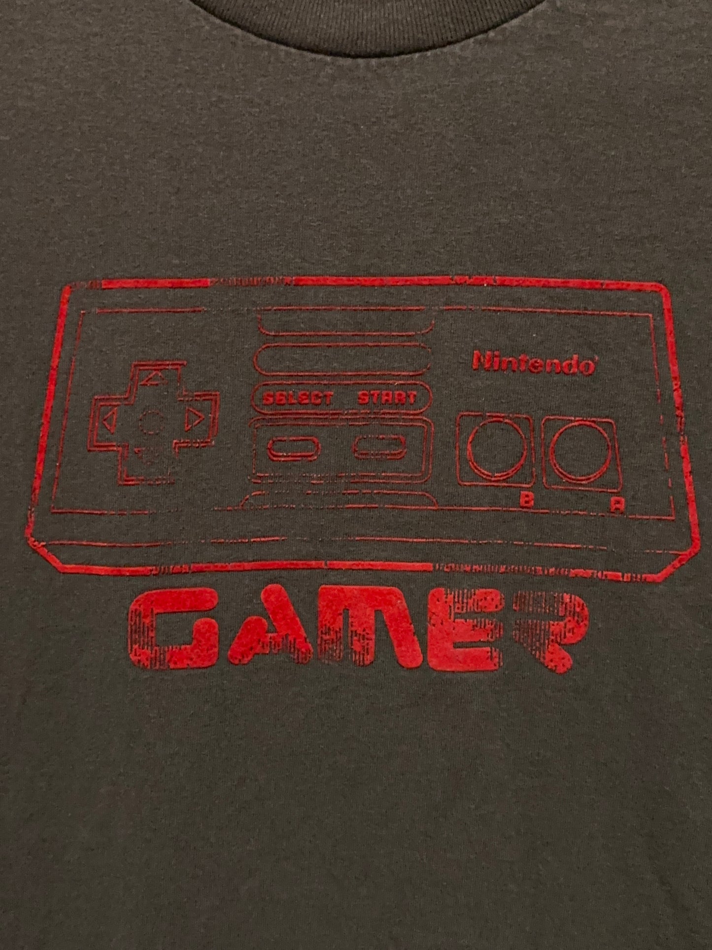 2000s Nintendo Gamer Joystick Graphic T-Shirt XL