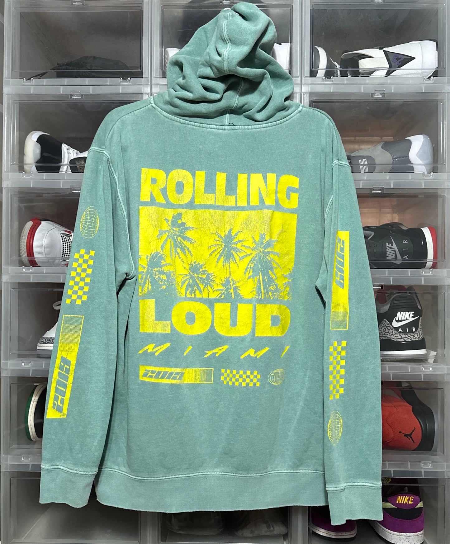 2019 Rolling Loud Miami Event Tour Official Merch Hoodie Large