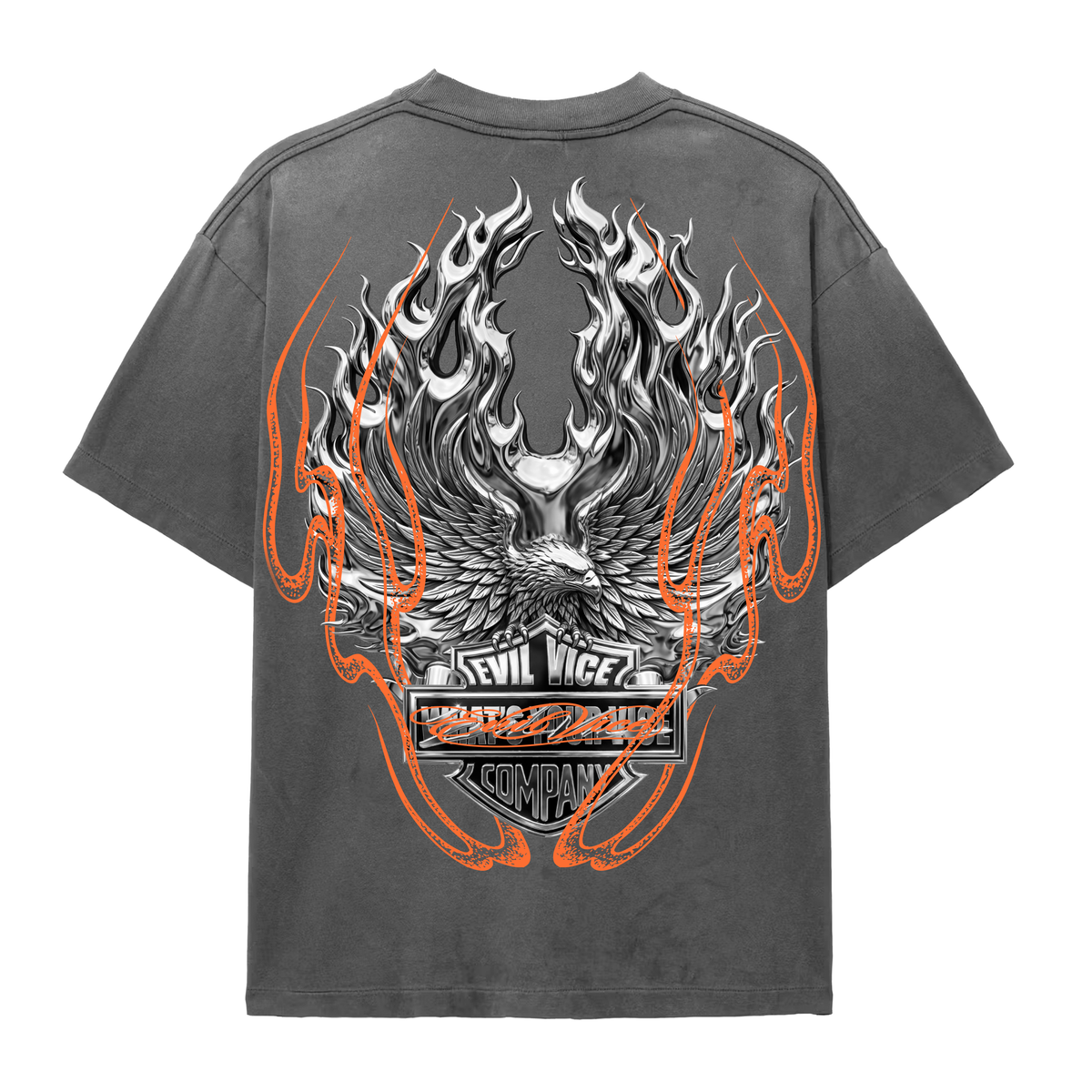 EVIL VICE EV DIVISION TEE VINTAGE WASH