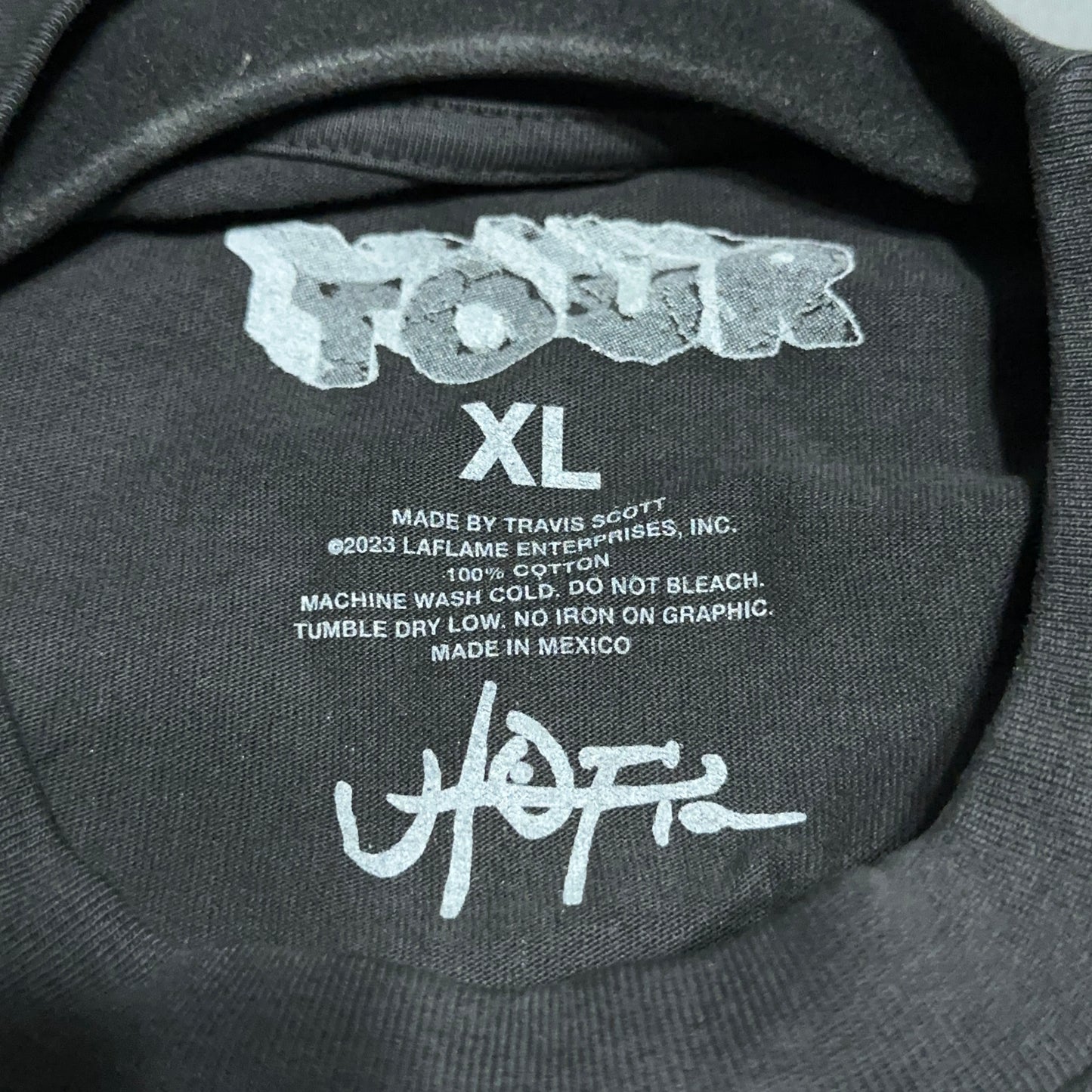 Travis Scott Utopia Circus Maximus 2023 Tour Long Sleeve Tee XL