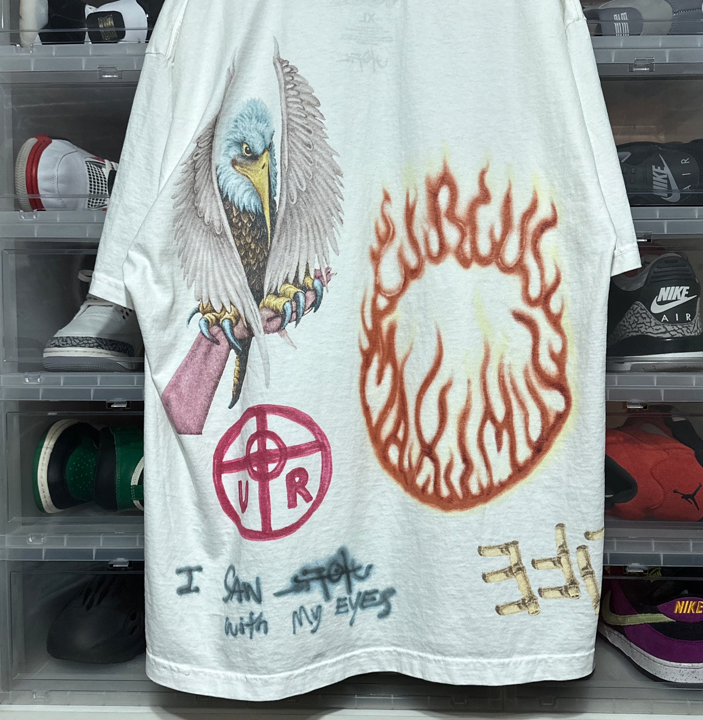 Travis Scott Utopia Met Life Tour Circus Maximus T-Shirt XL