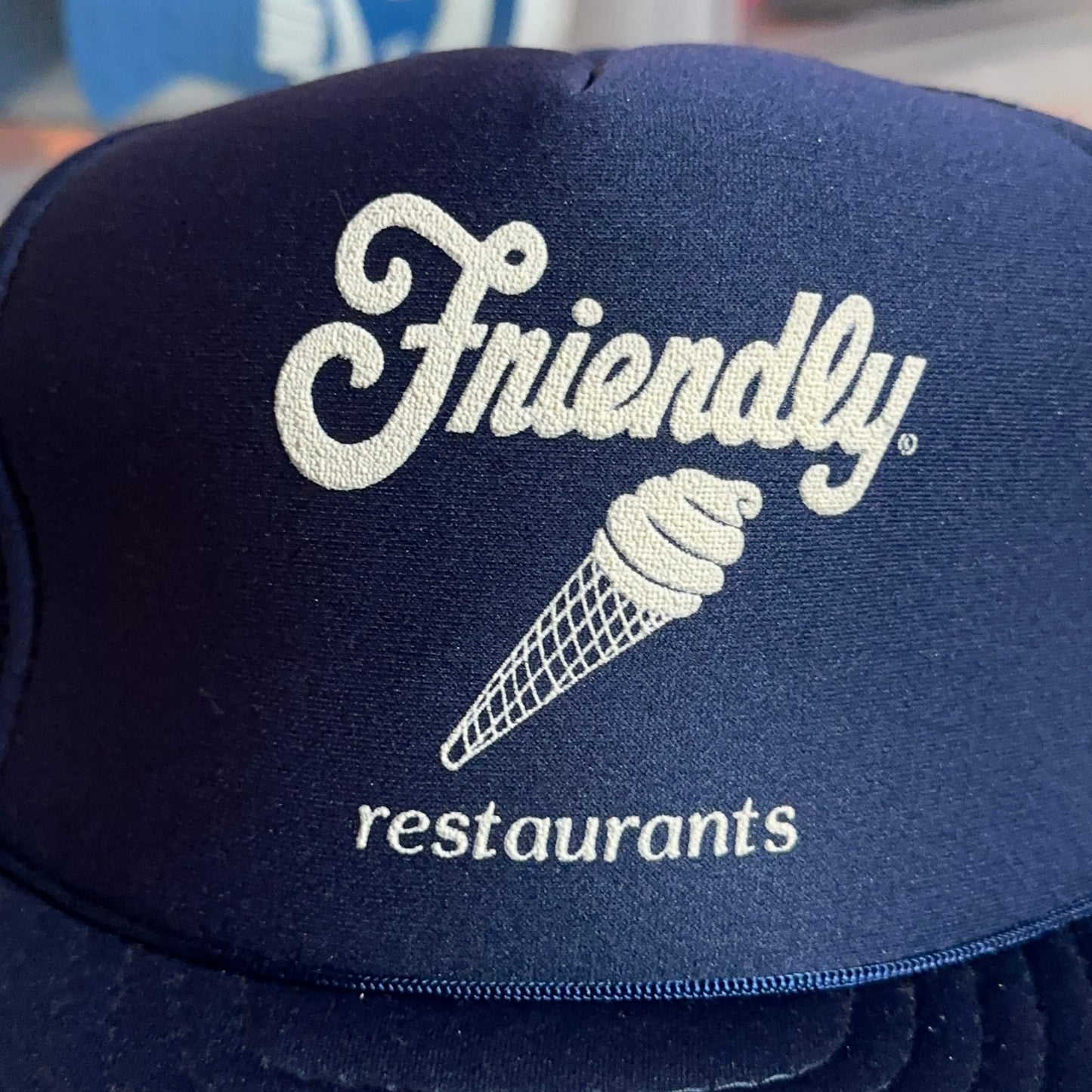 Vintage Friendly Restaurants Trucker Snapback Hat